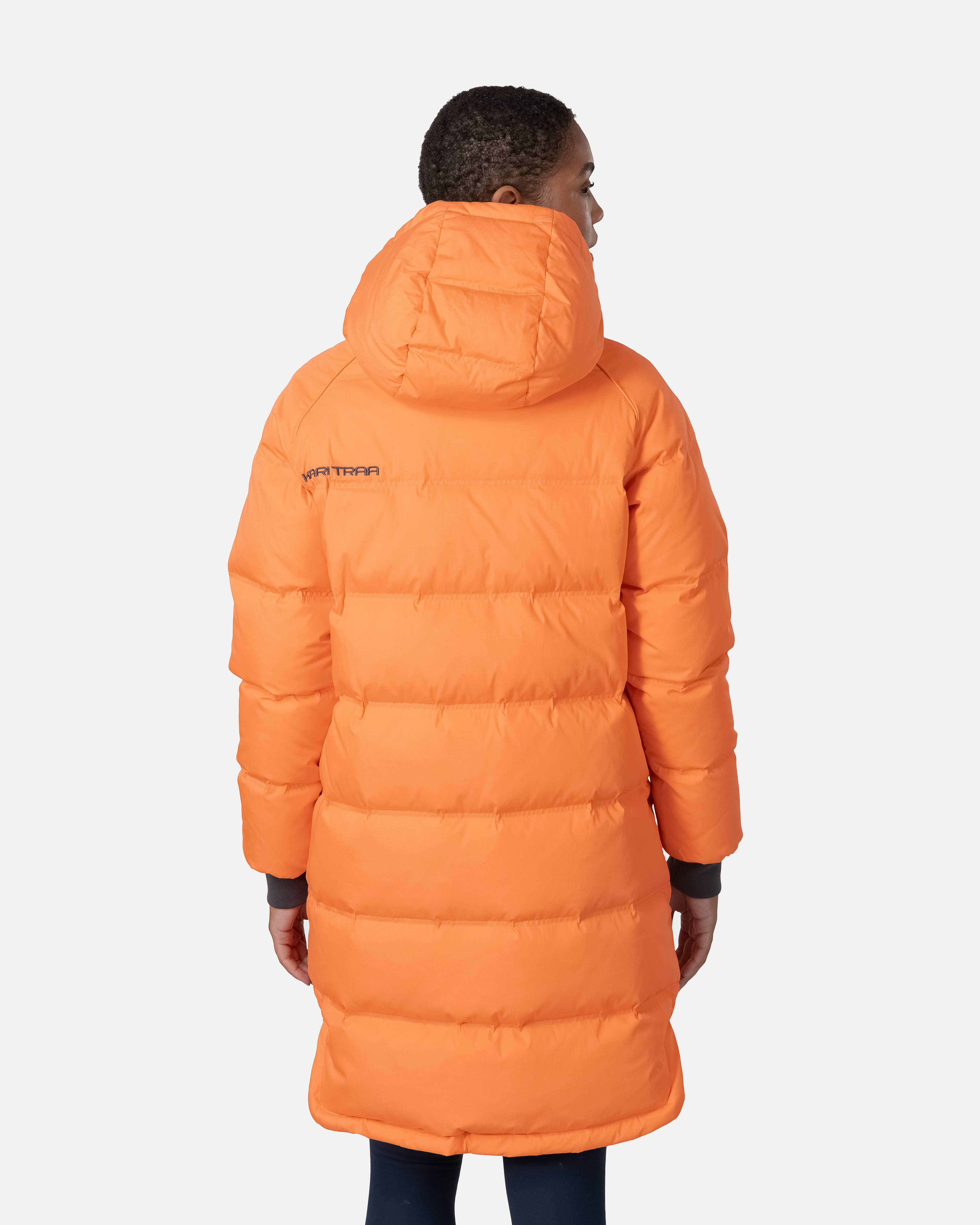Rongve Parka – Down-Insulated Winter Parka for Women - LIGHT ORANGE