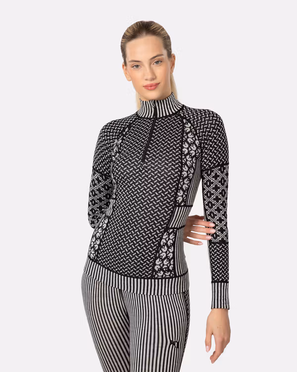 Smekker Half Zip Base Layer - 100% Merino Wool