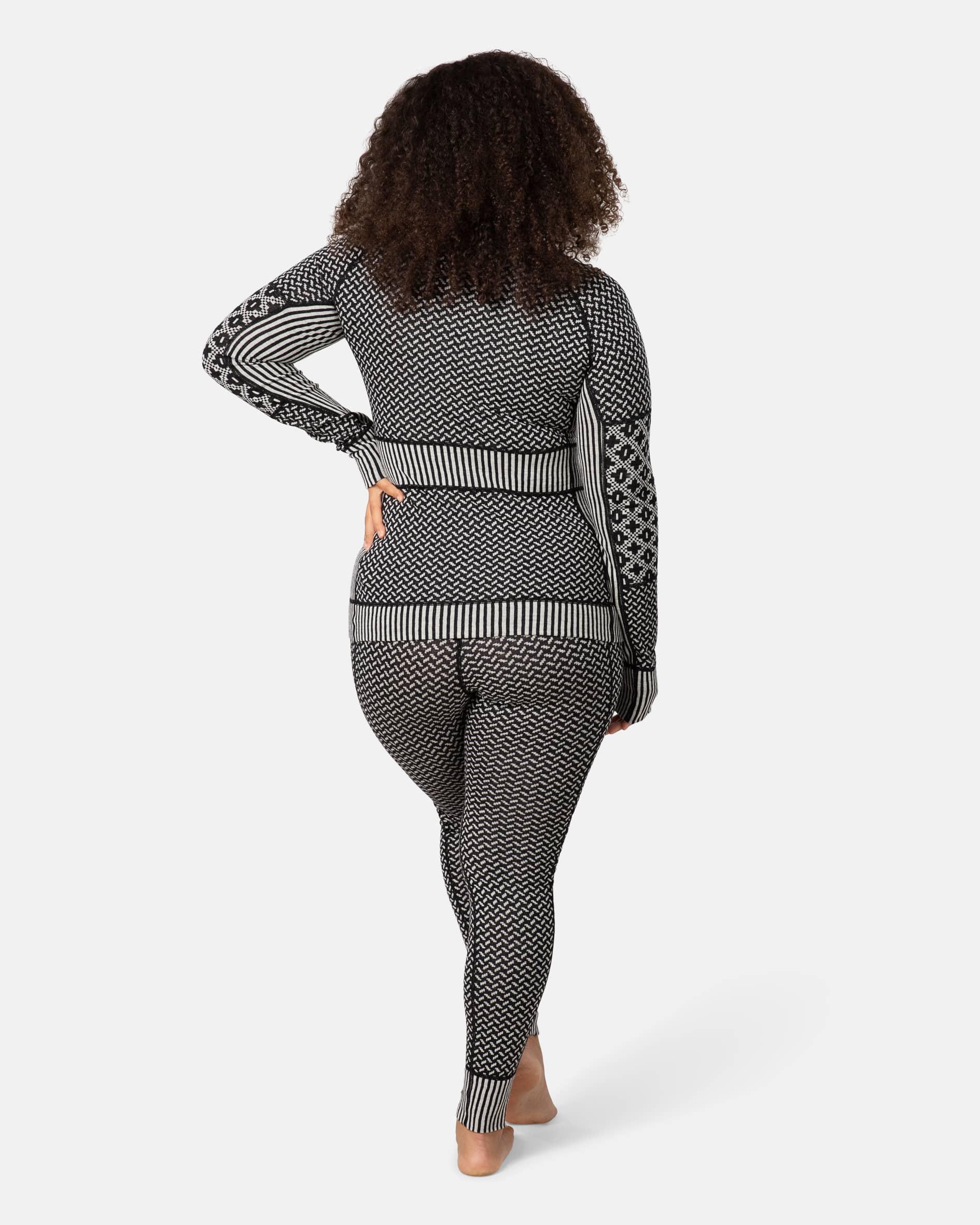 Smekker Half Zip Base Layer - 100% Merino Wool - Black