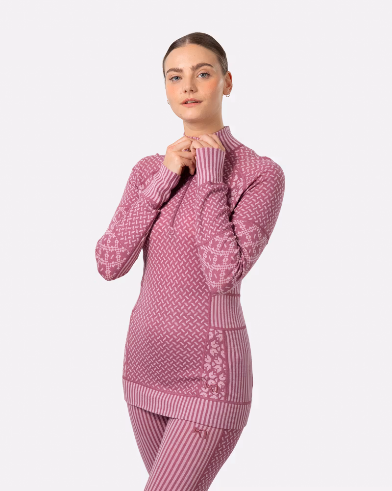 Smekker Half Zip Base Layer - 100% Merino Wool