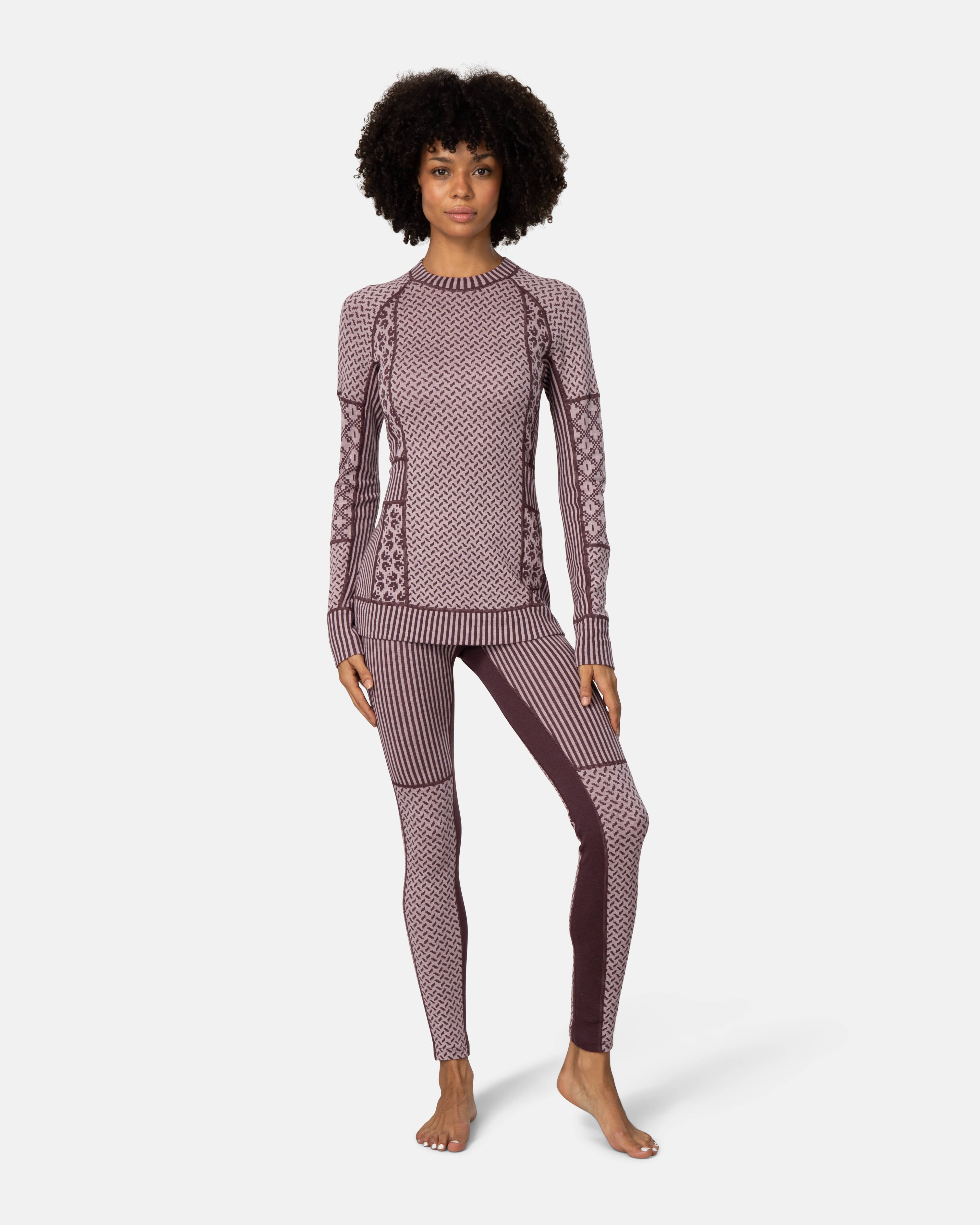 Smekker Long Sleeve Baselayer - 100% Merino Wool - COCOA POWDER