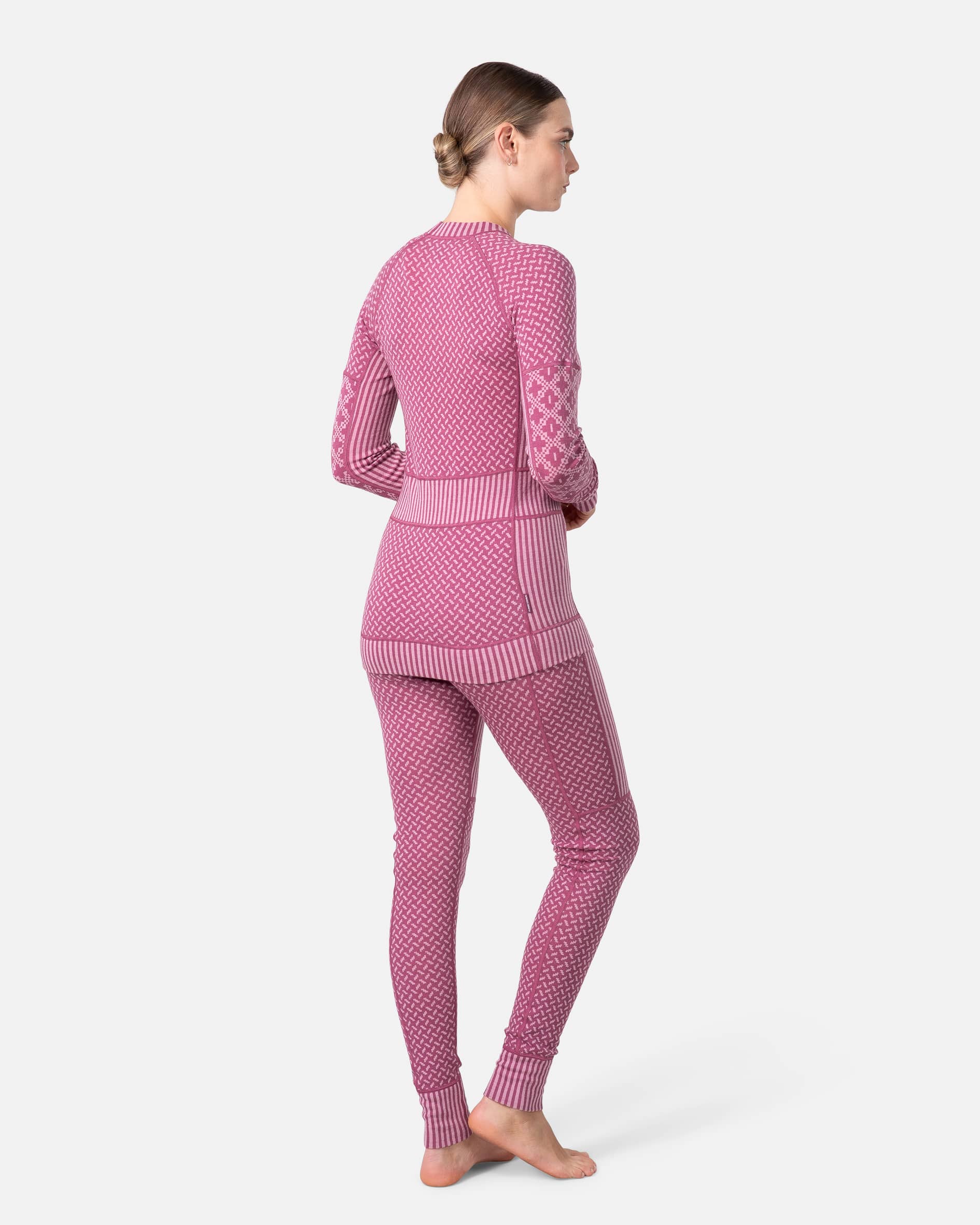 Smekker Long Sleeve Baselayer - 100% Merino Wool - Plum