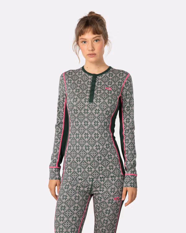 Rose Long Sleeve Baselayer - 100% Merino Wool