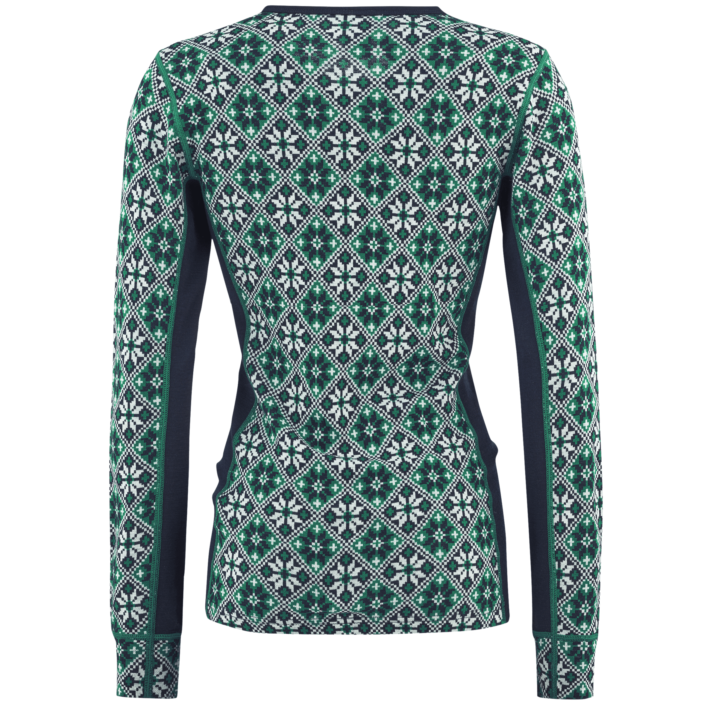 Rose Long Sleeve Baselayer - 100% Merino Wool - Cress