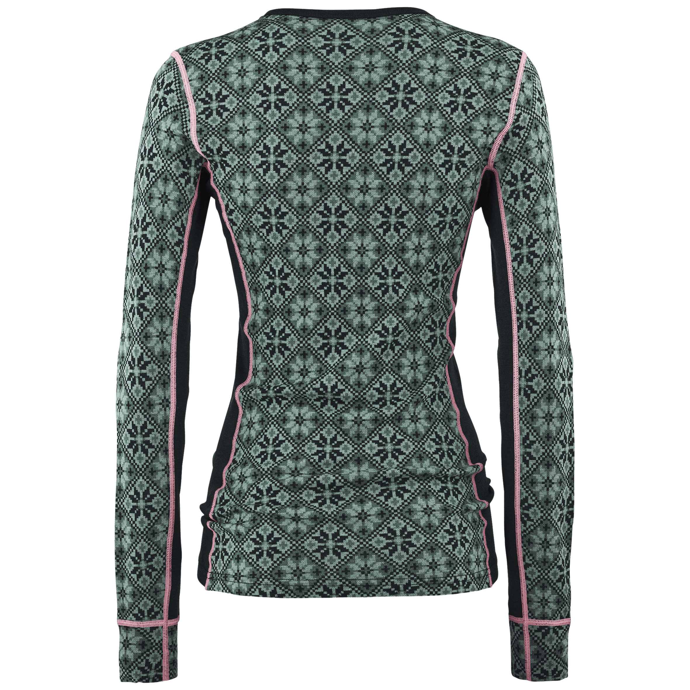 Rose Long Sleeve Baselayer - 100% Merino Wool - Murk Green