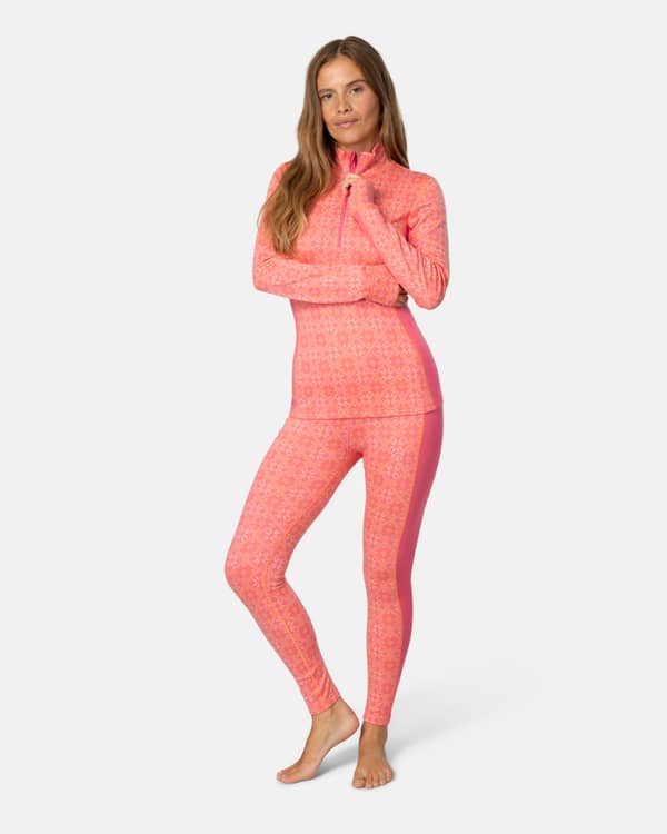 Rose High Waist Base Layer Pants - 100% Merino Wool