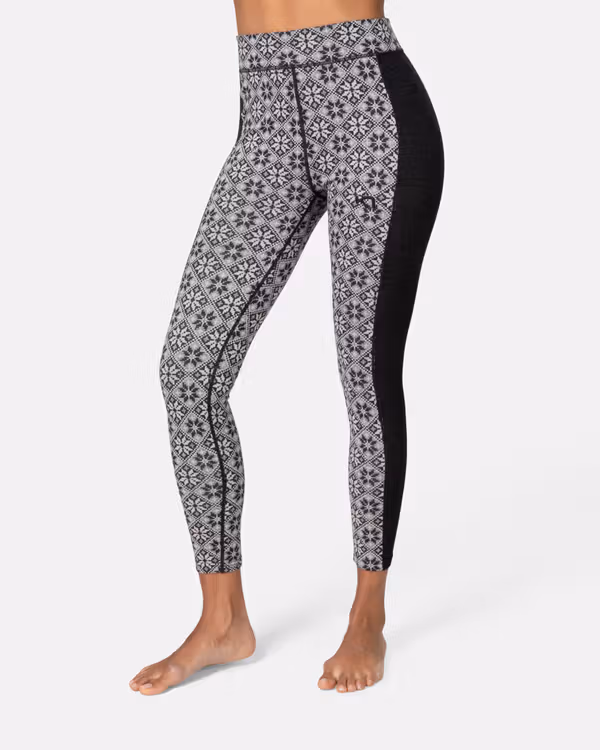 Rose High Waist Base Layer Pants - 100% Merino Wool