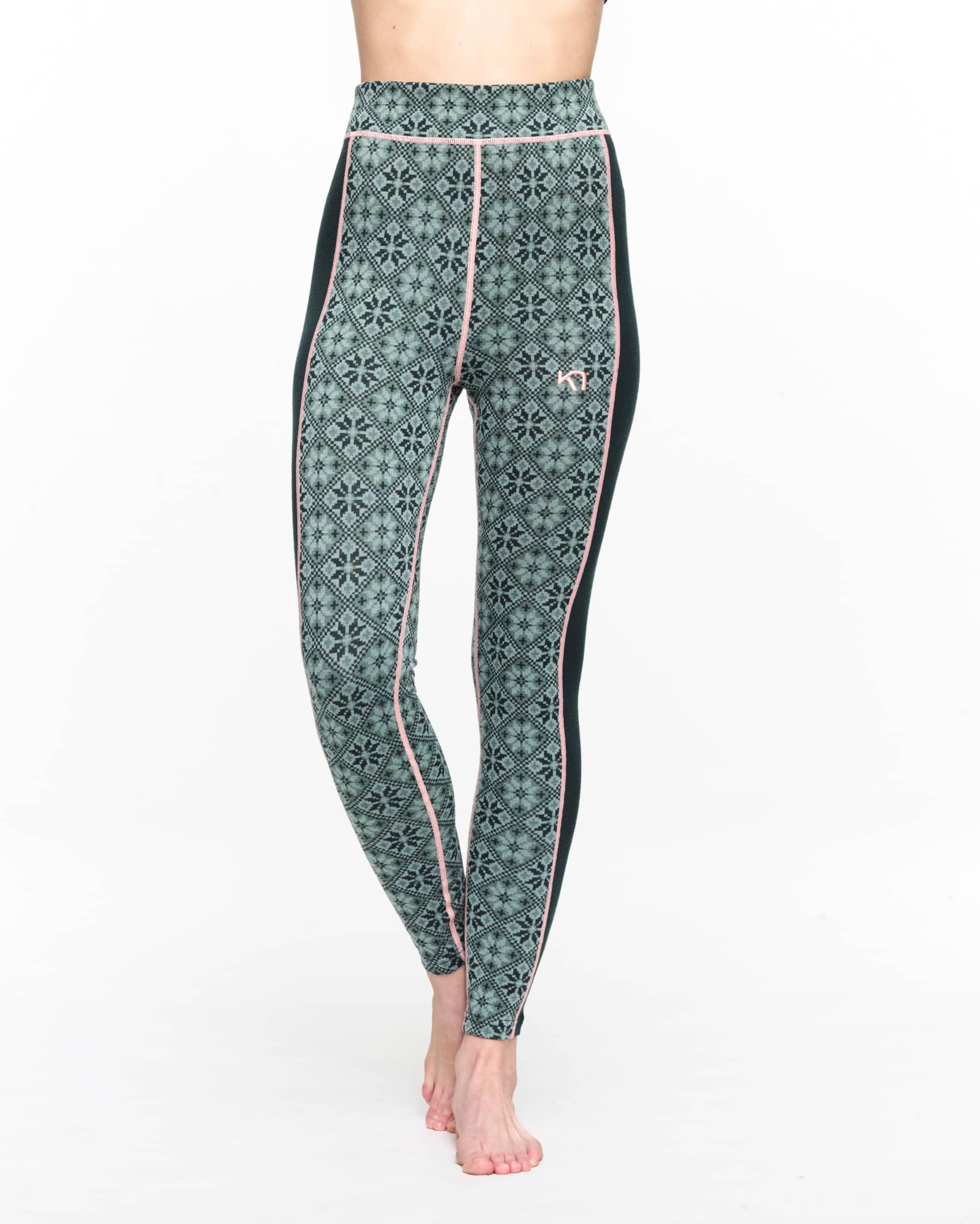 Legging Haut Gainant Kari Traa Rose - Taille XS - Merino Cress - Neuf Avec étiquettes