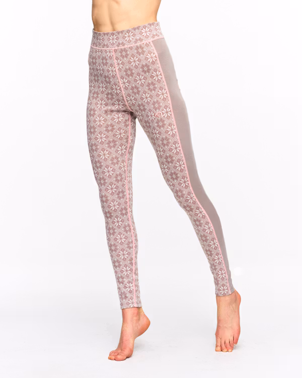 Rose High Waist Base Layer Pants - 100% Merino Wool