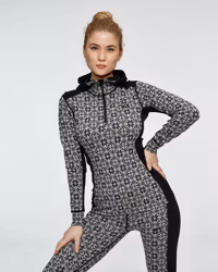 Rose Base Layer Hoodie - 100% Merino Wool