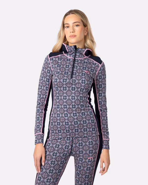 Rose Baselayer Hoodie - 100% Merino Wool