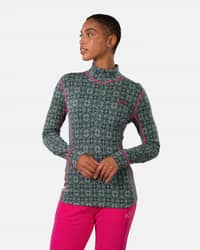 Rose Half Zip Base Layer Top - 100% Merino Wool