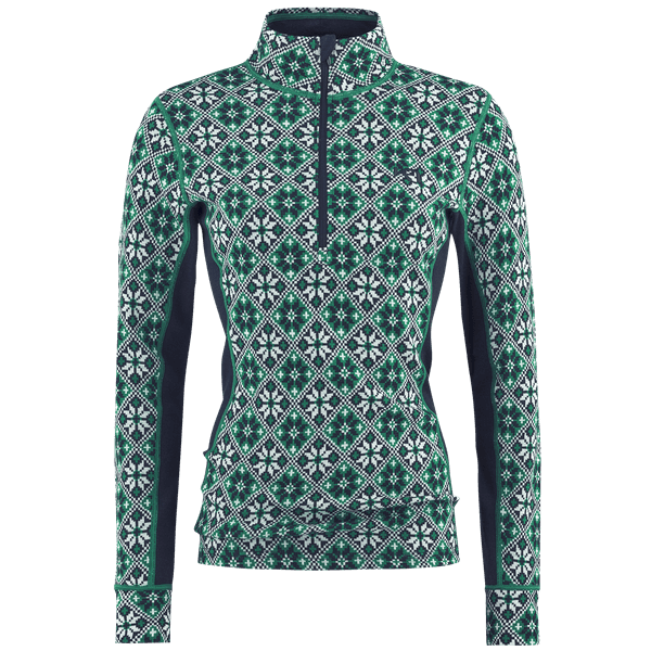 Rose Half Zip Base Layer Top - 100% Merino Wool