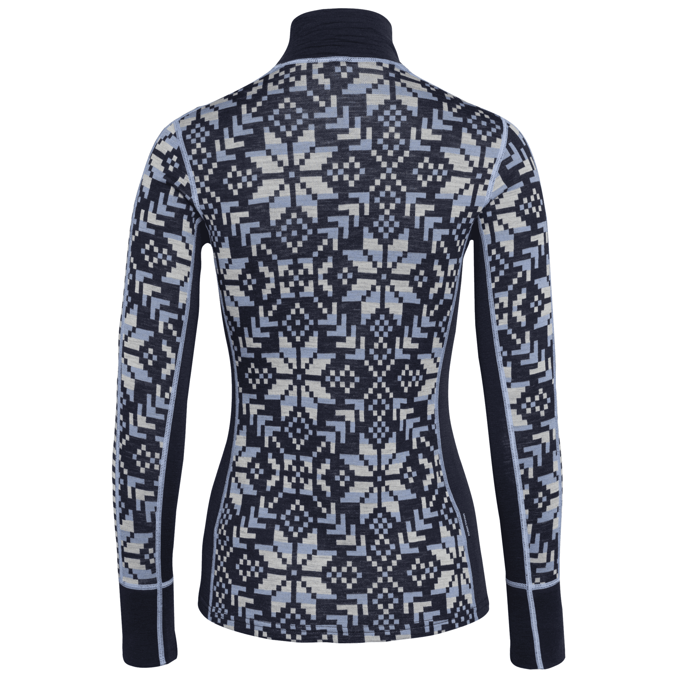 Else Half Zip Baselayer - 100% Merino Wool - Roy Blue