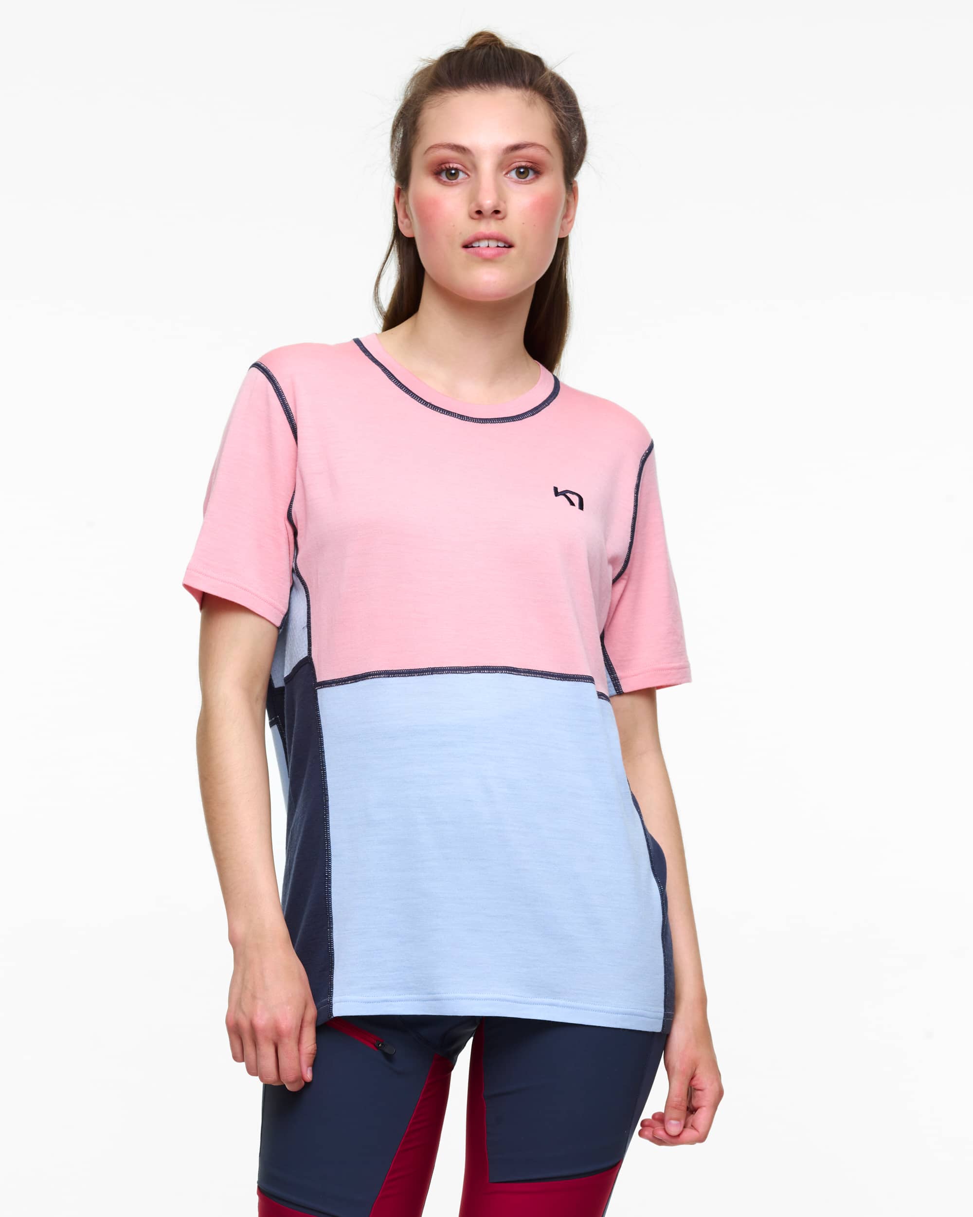 Lam Loose Tee - 100% Merino Wool - Misty Grey