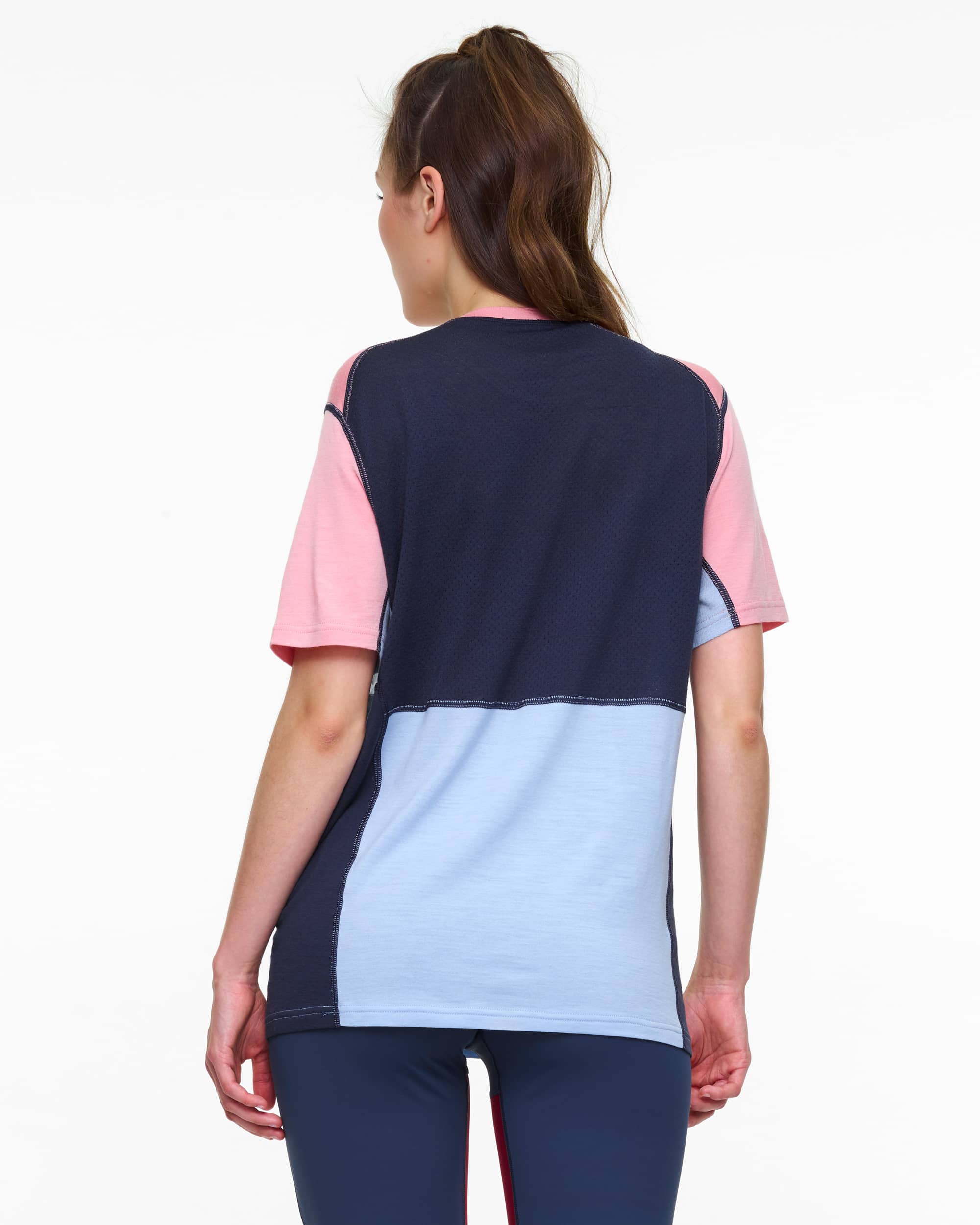 Lam Loose Tee - 100% Merino Wool - Misty Grey
