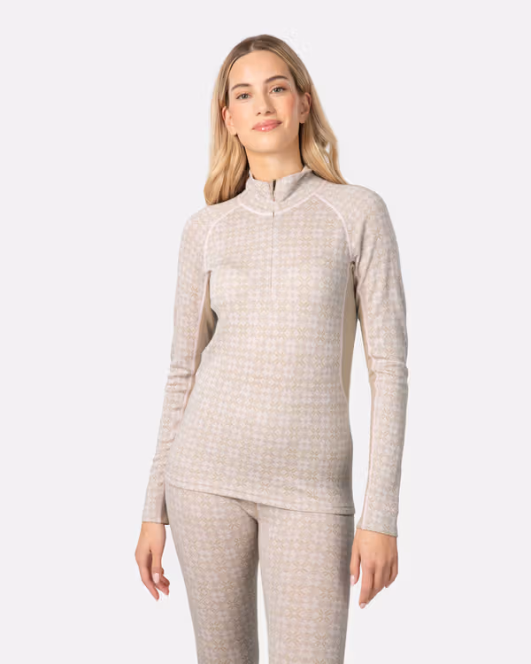 Rose Light Base Layer Half Zip