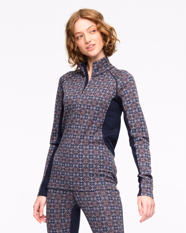 Rose Light Base Layer Half Zip