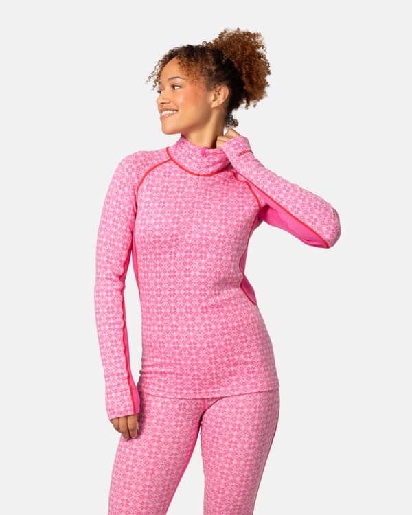 Rose Light Base Layer Half Zip