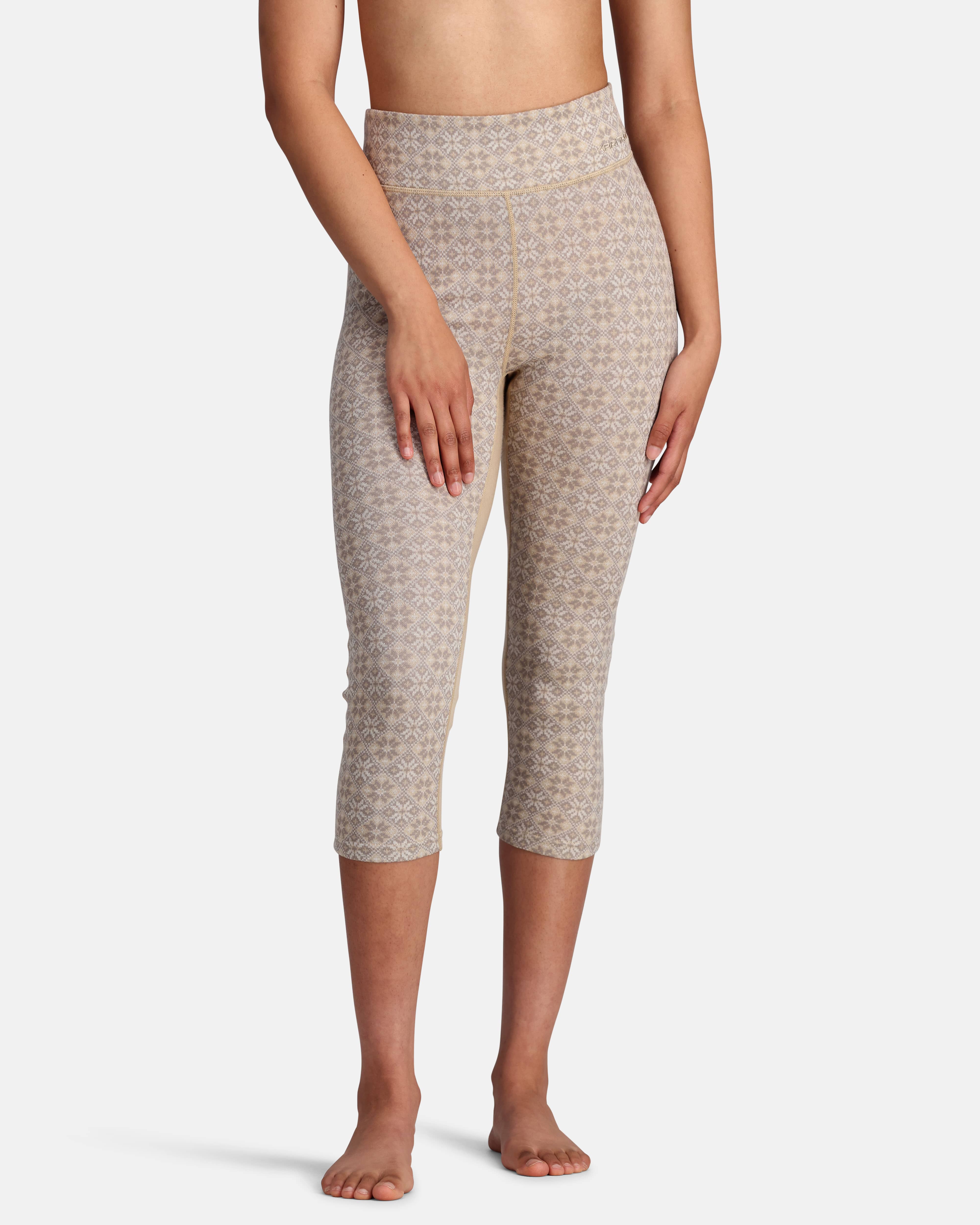 Rose Light Baselayer Capri Pants - Oat Beige