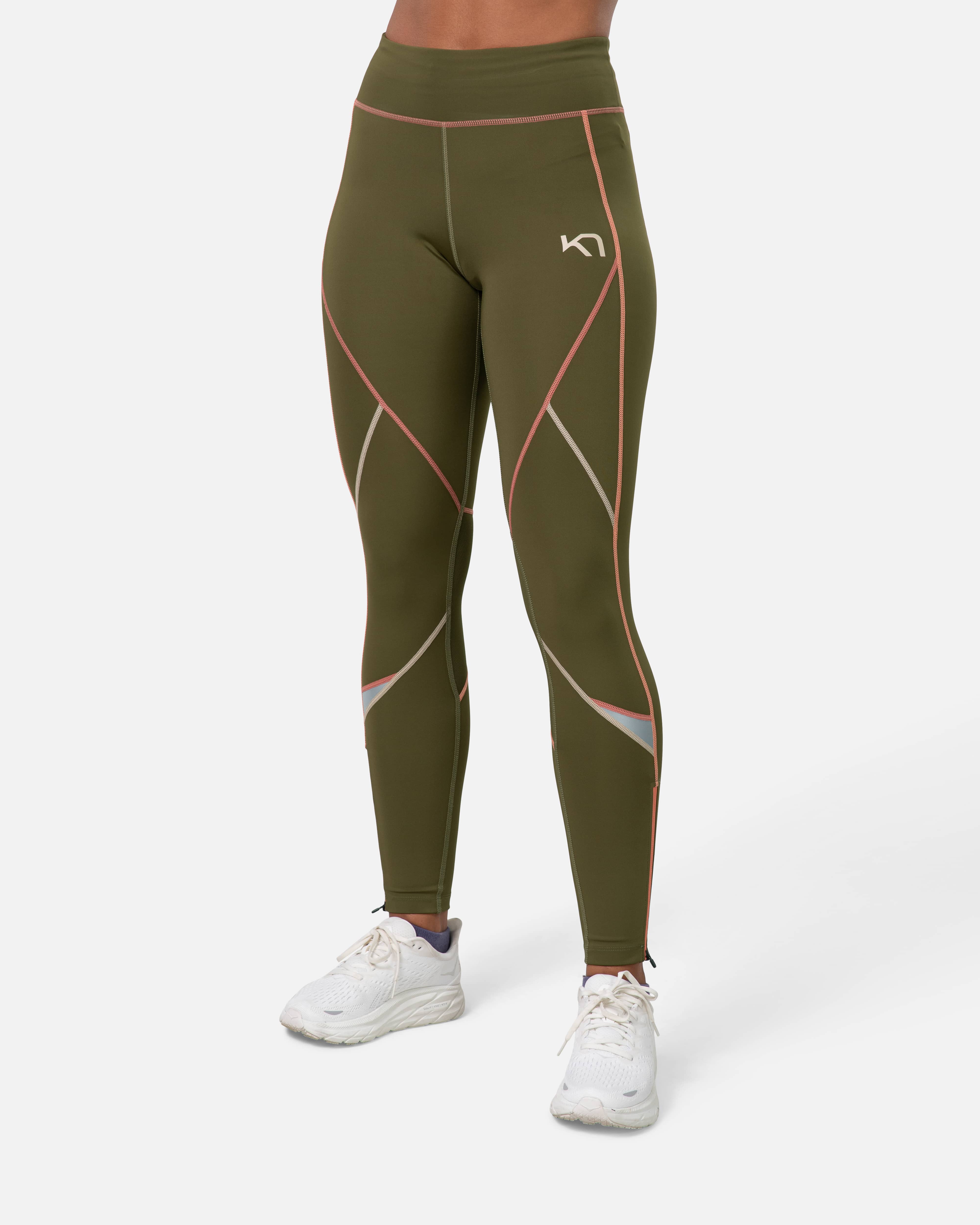 Louise 2.0 Tights - DARK OLIVE GREEN