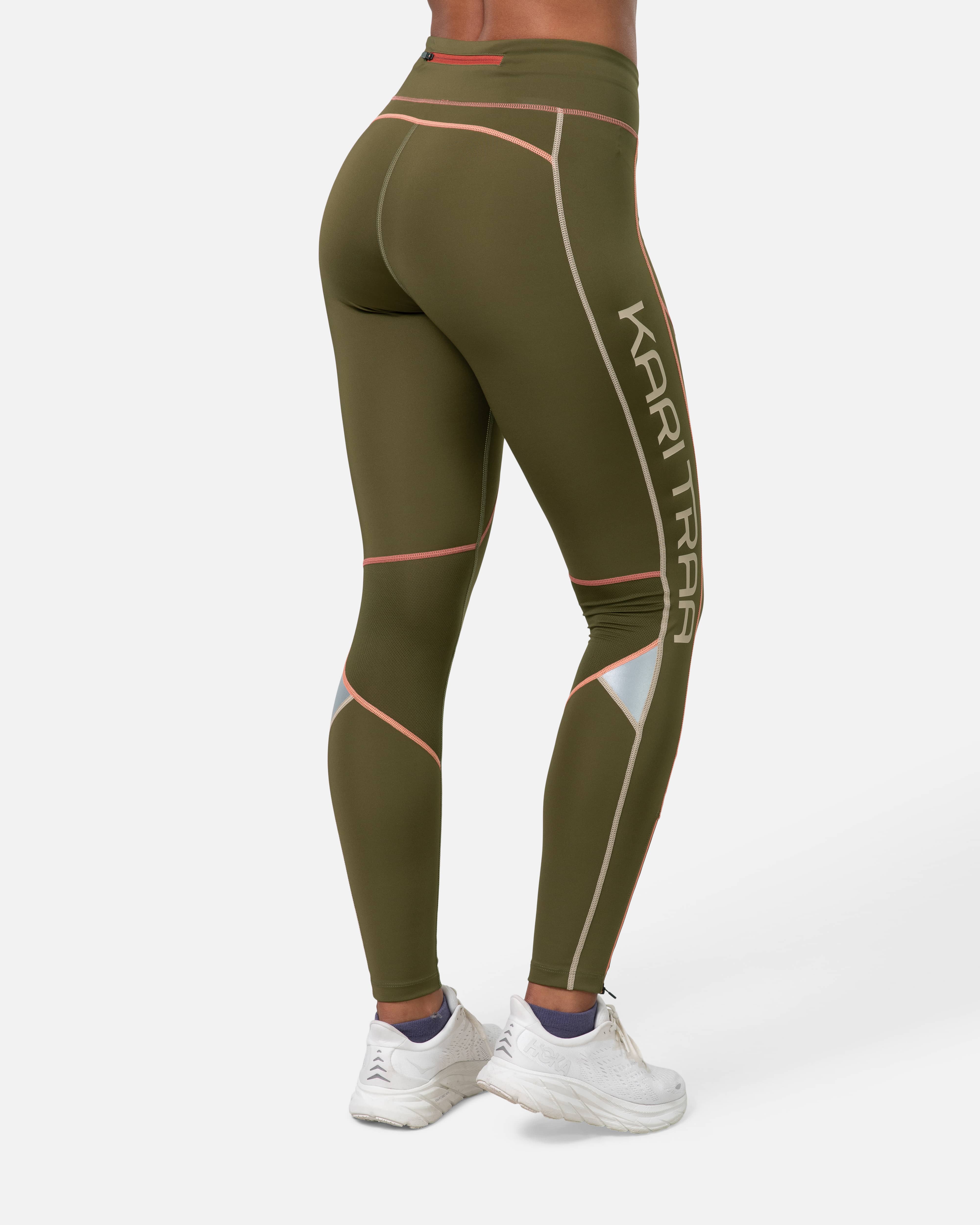 Louise 2.0 Tights - DARK OLIVE GREEN