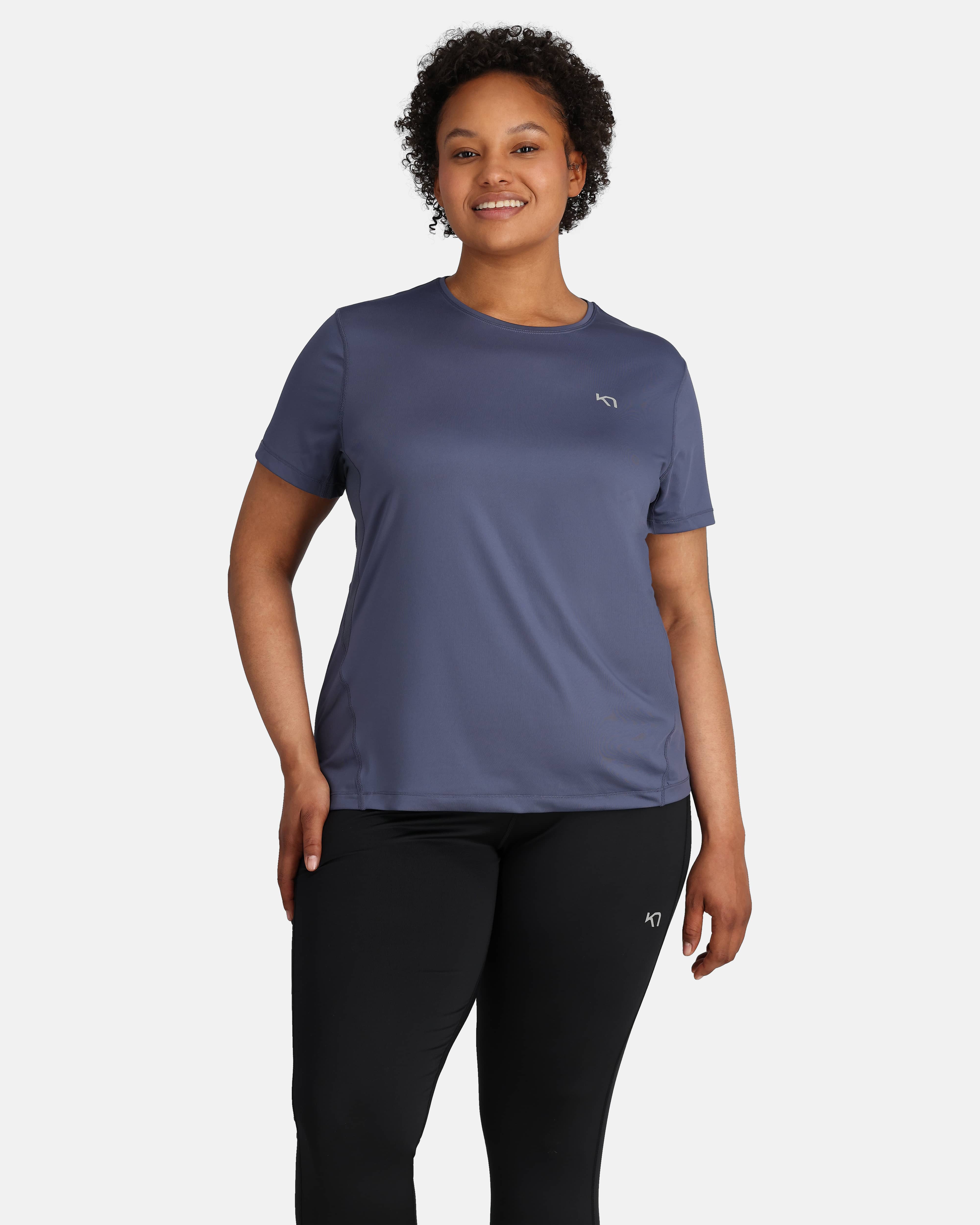 Nora 2.0 Tee Plus Size - Moon Blue