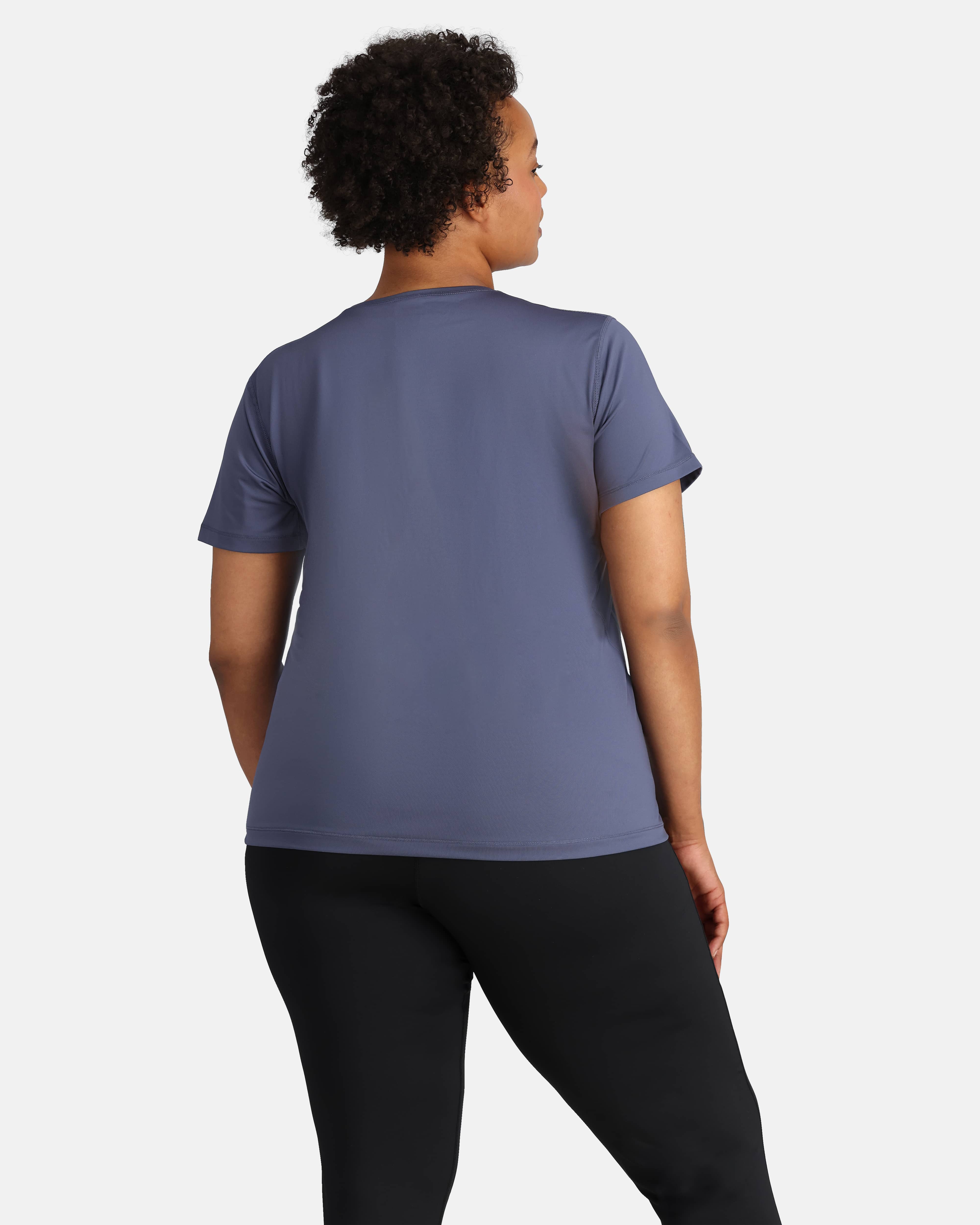 Nora 2.0 Tee Plus Size - Moon Blue