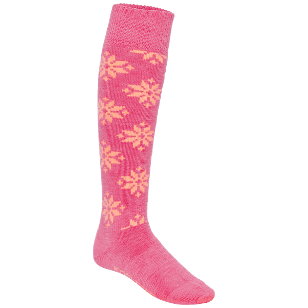 Rose Wool Ski Socks - 65% Merino Wool