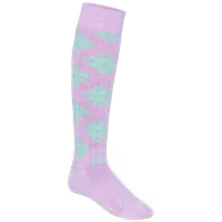 Rose Wool Ski Socks - 65% Merino Wool