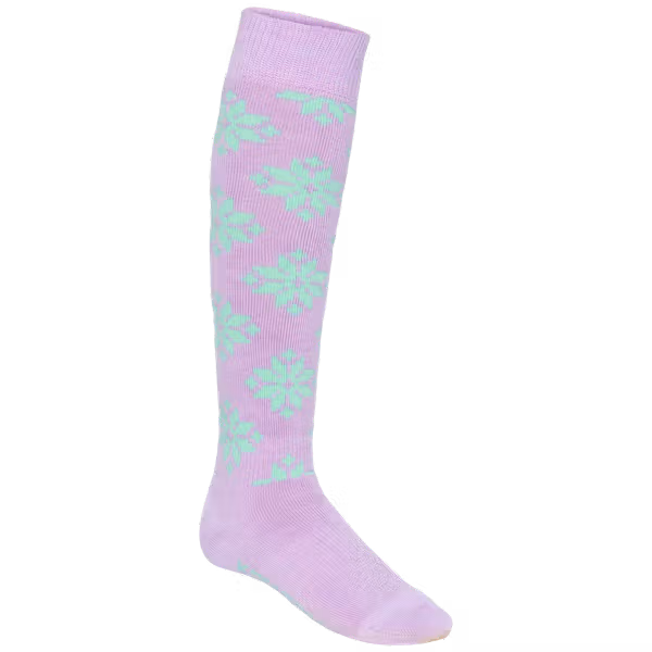 Rose Wool Ski Socks - 65% Merino Wool
