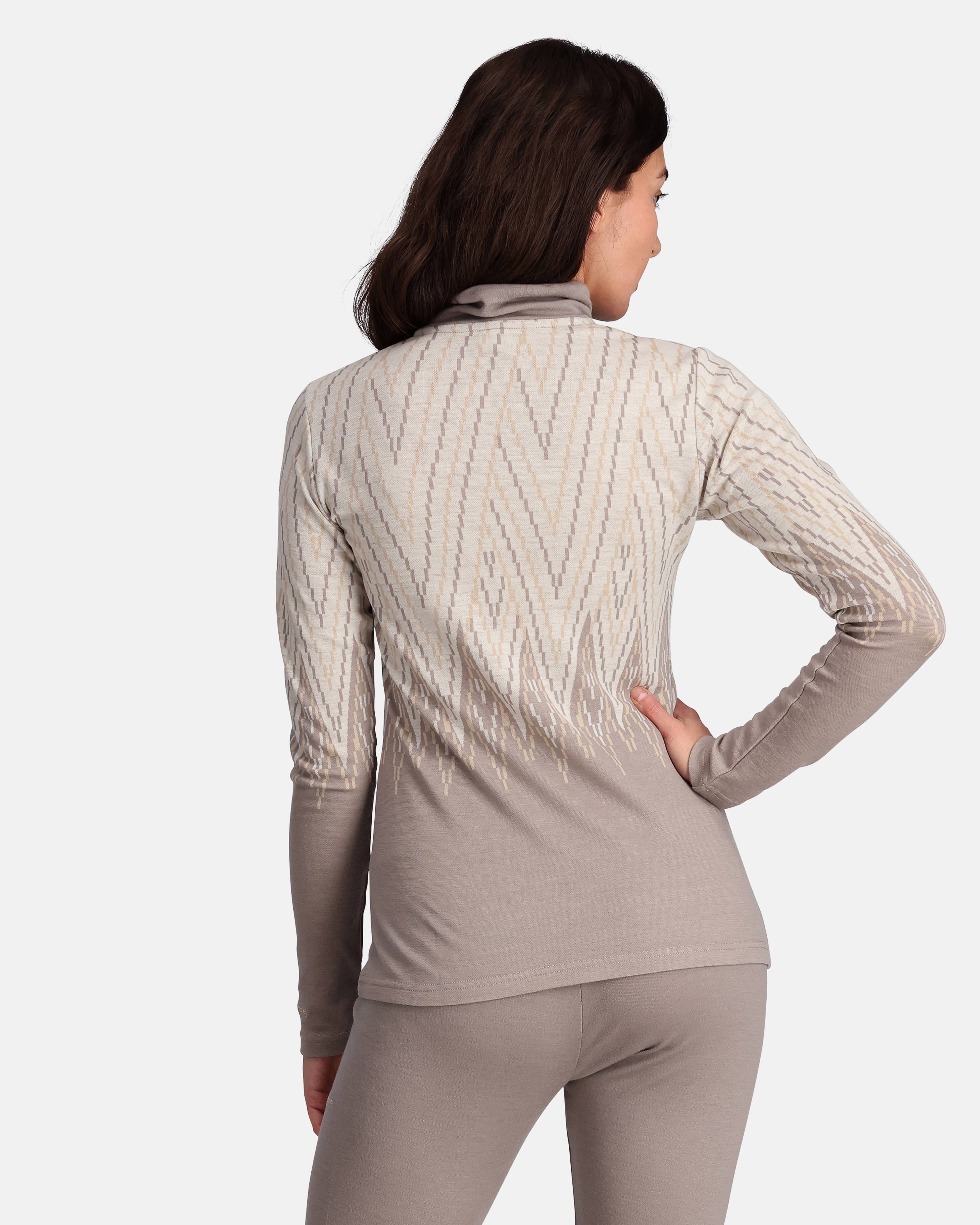 Julianne Wool Half Zip - Light Grey