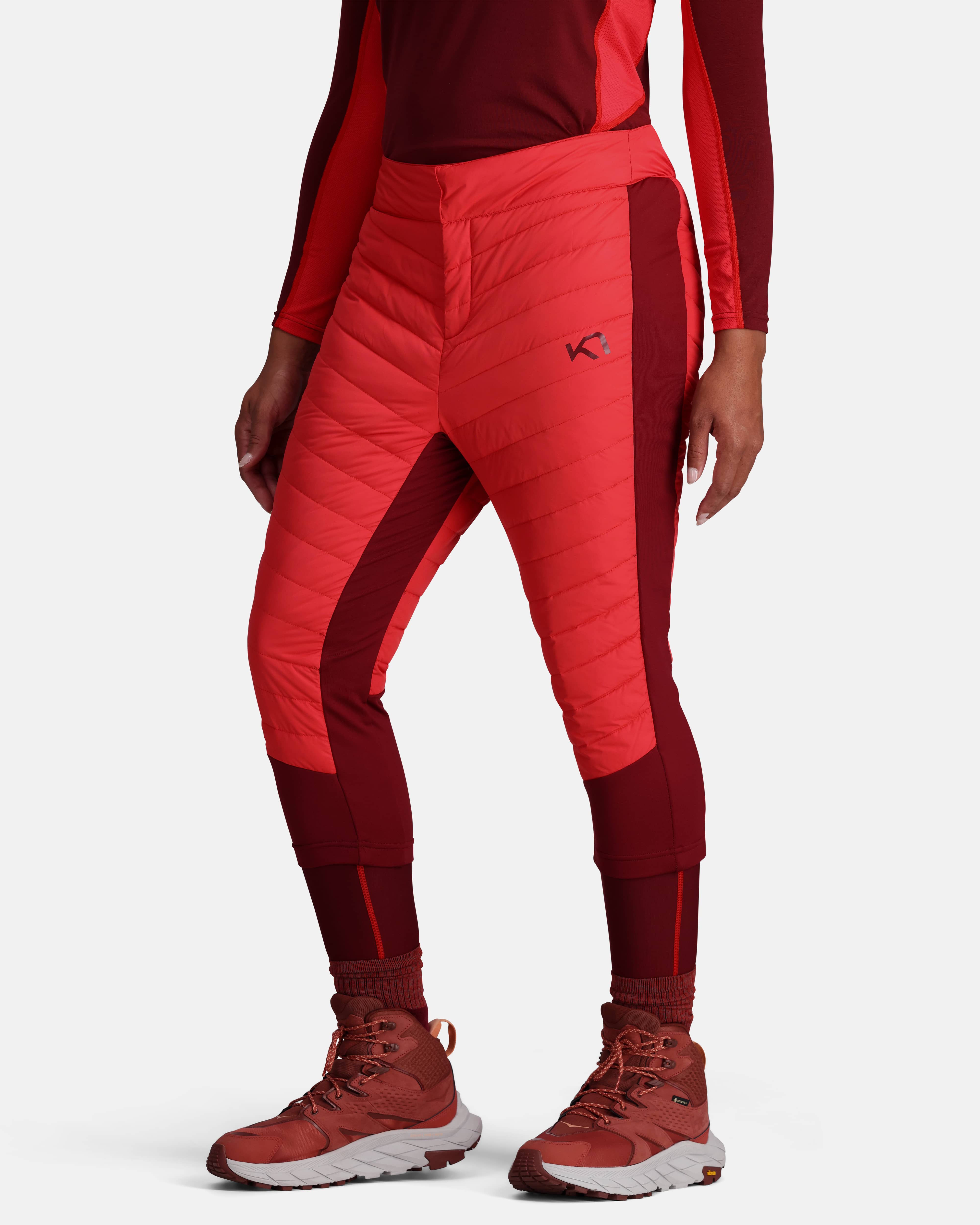 Eva High Waist Capri - Heat Red
