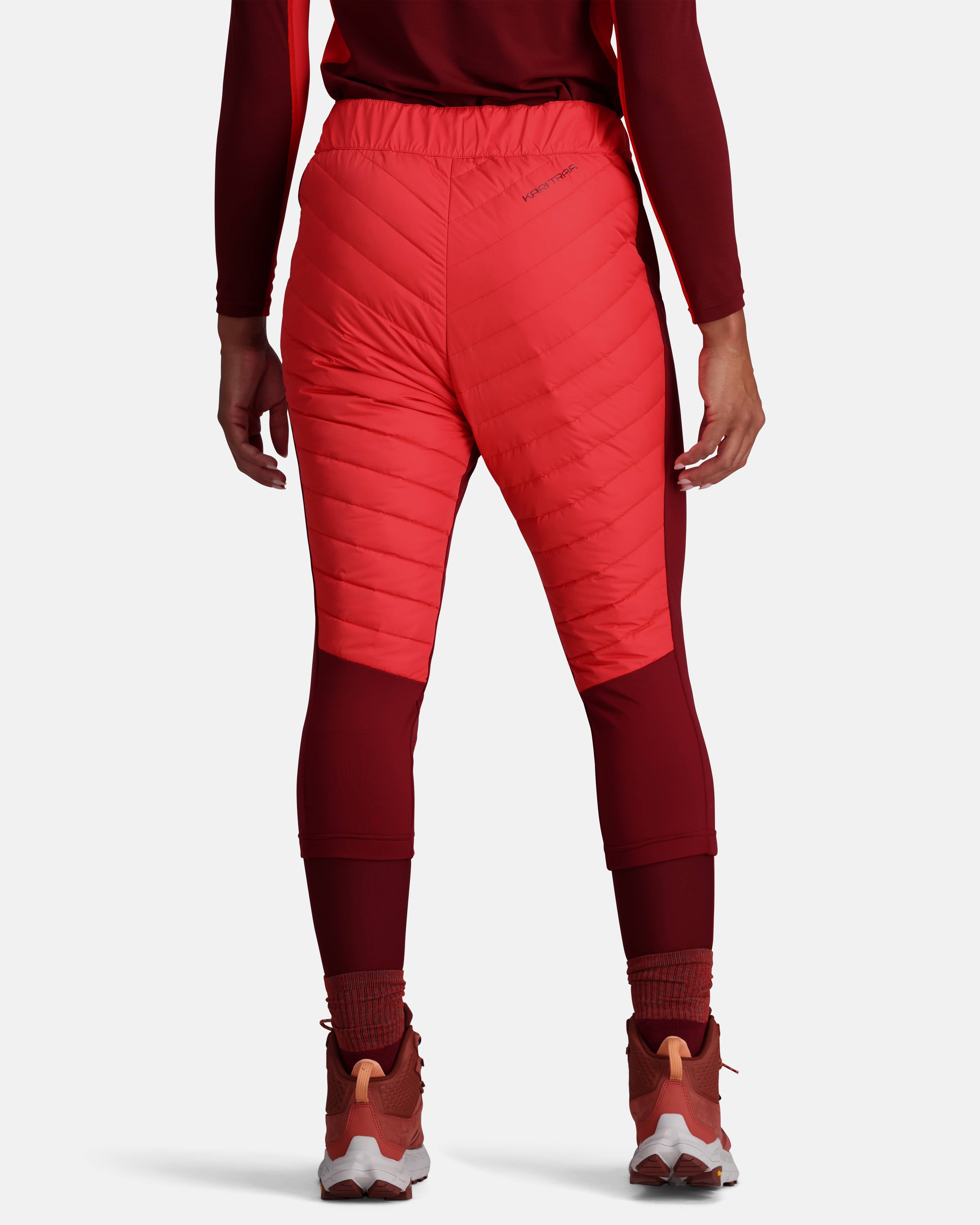 Eva High Waist Capri - Heat Red