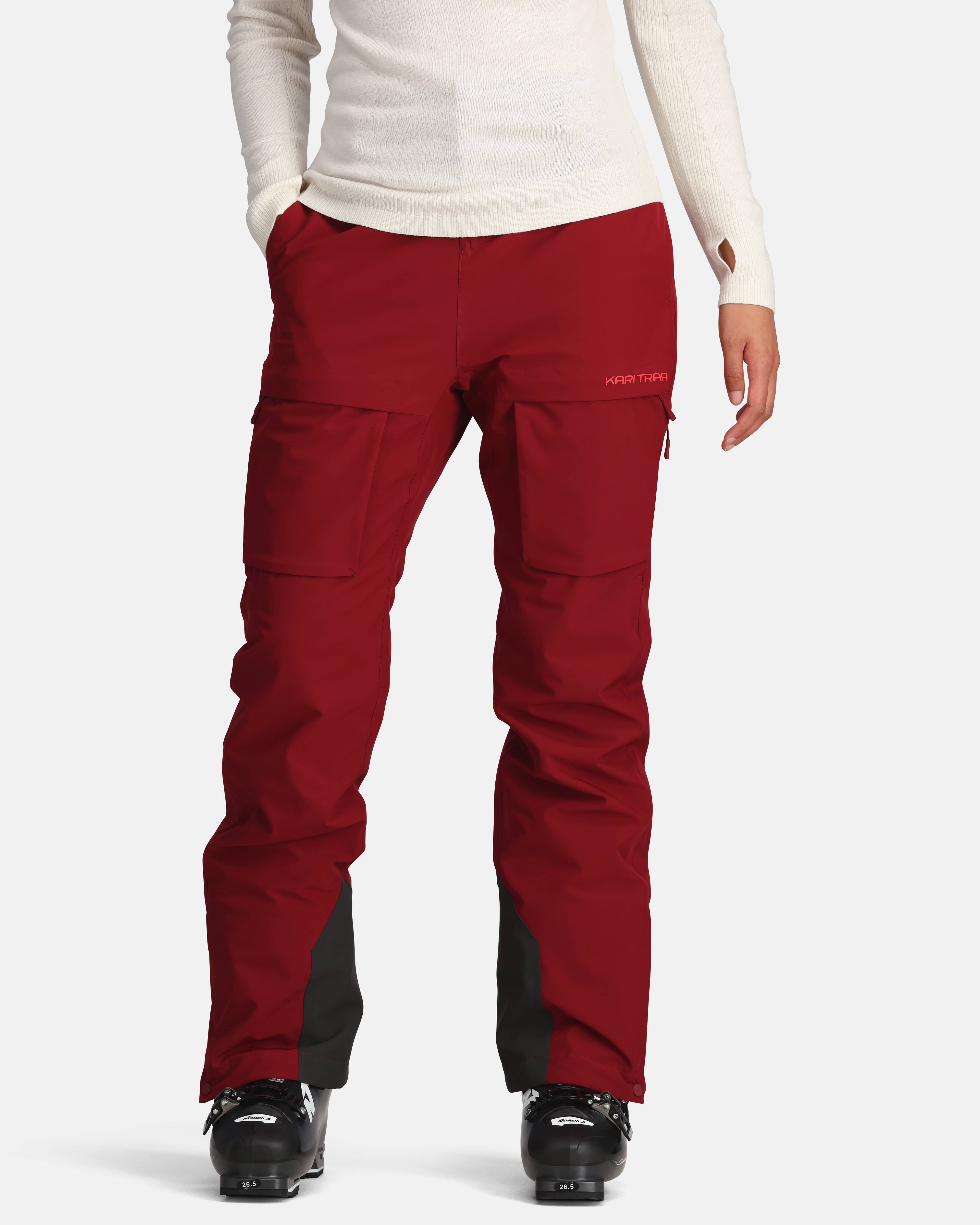 Johanne Thermal Ski Pants - Rouge Red