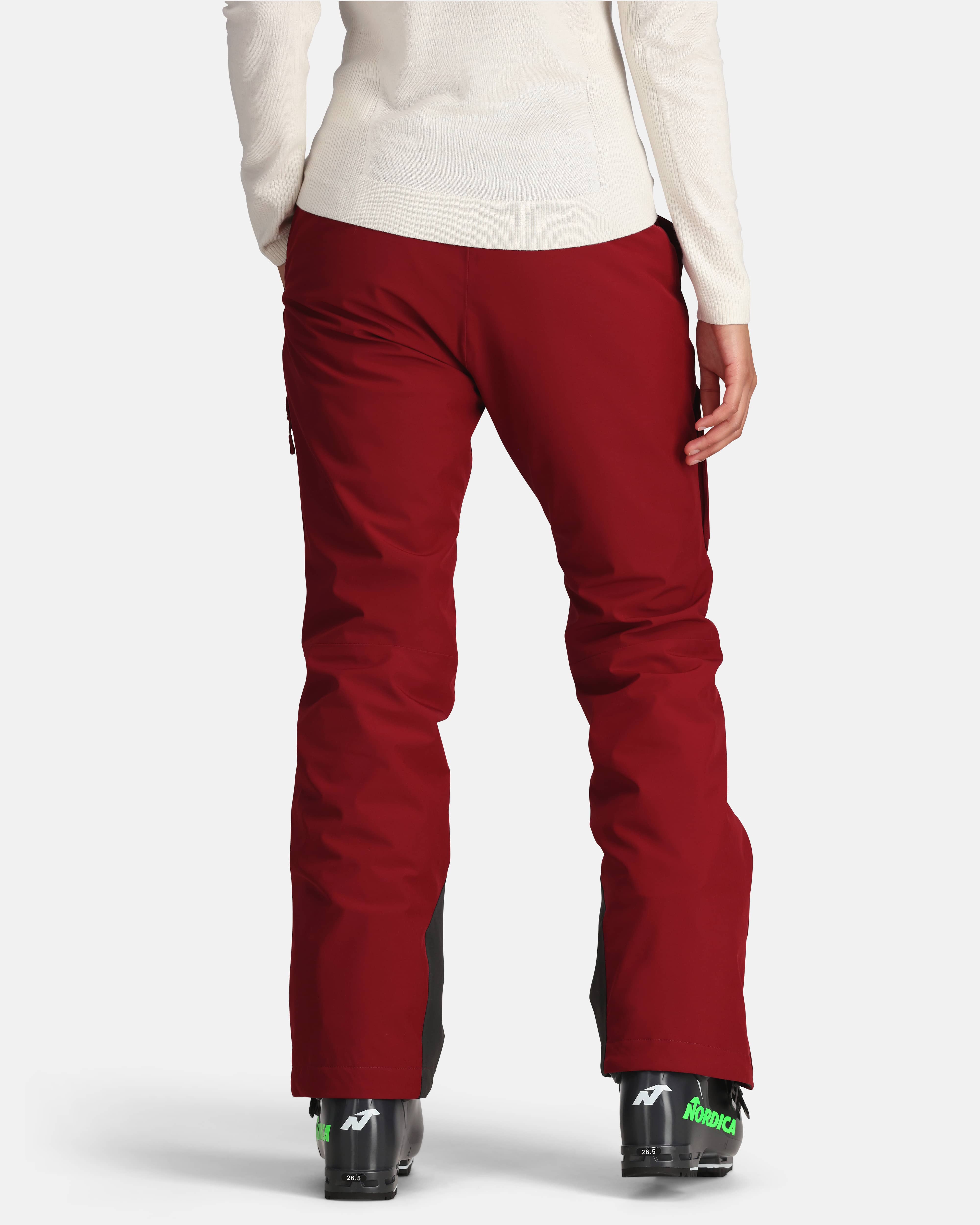 Johanne Thermal Ski Pants - Rouge Red