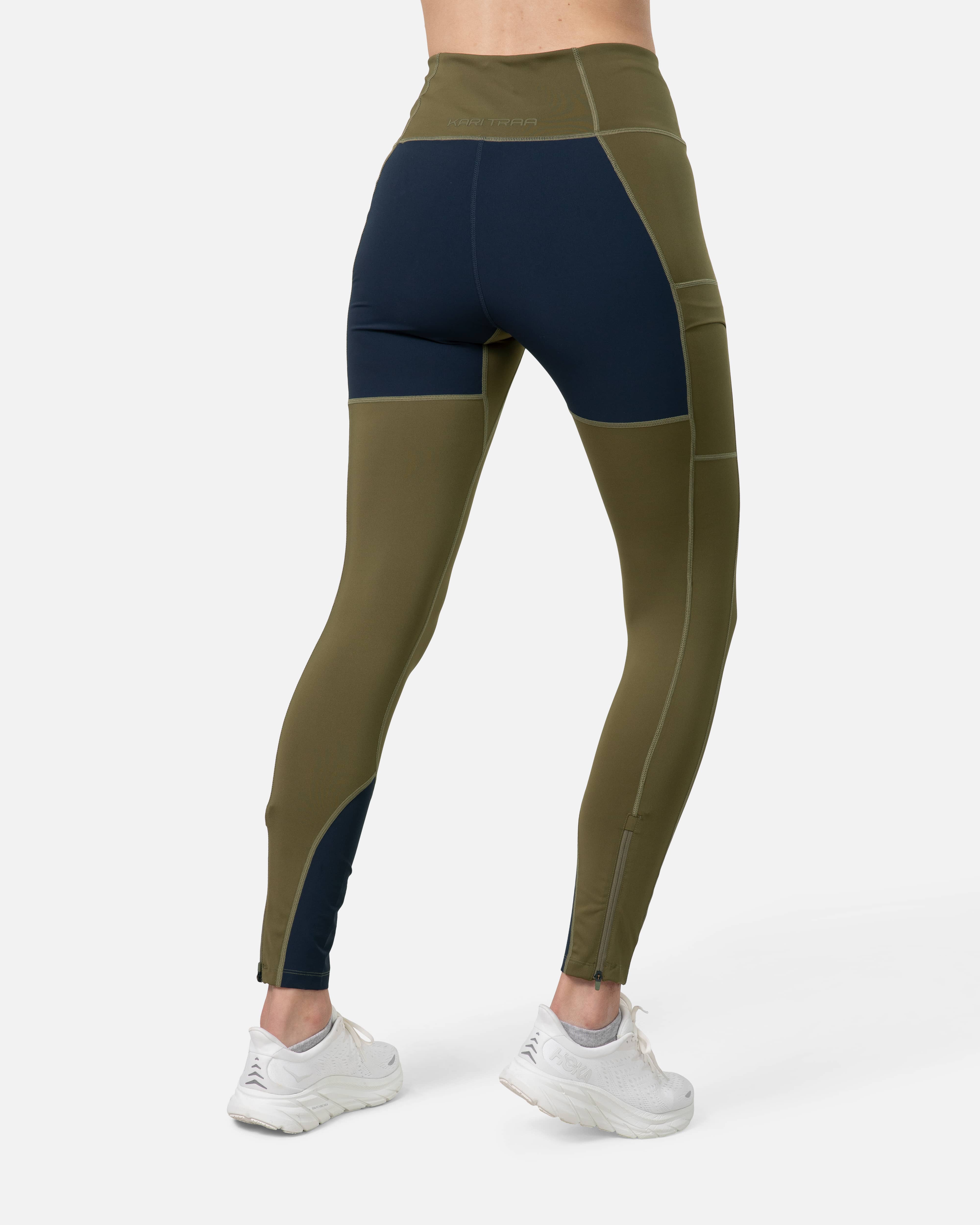 Ane High Waist Tights - DARK OLIVE GREEN
