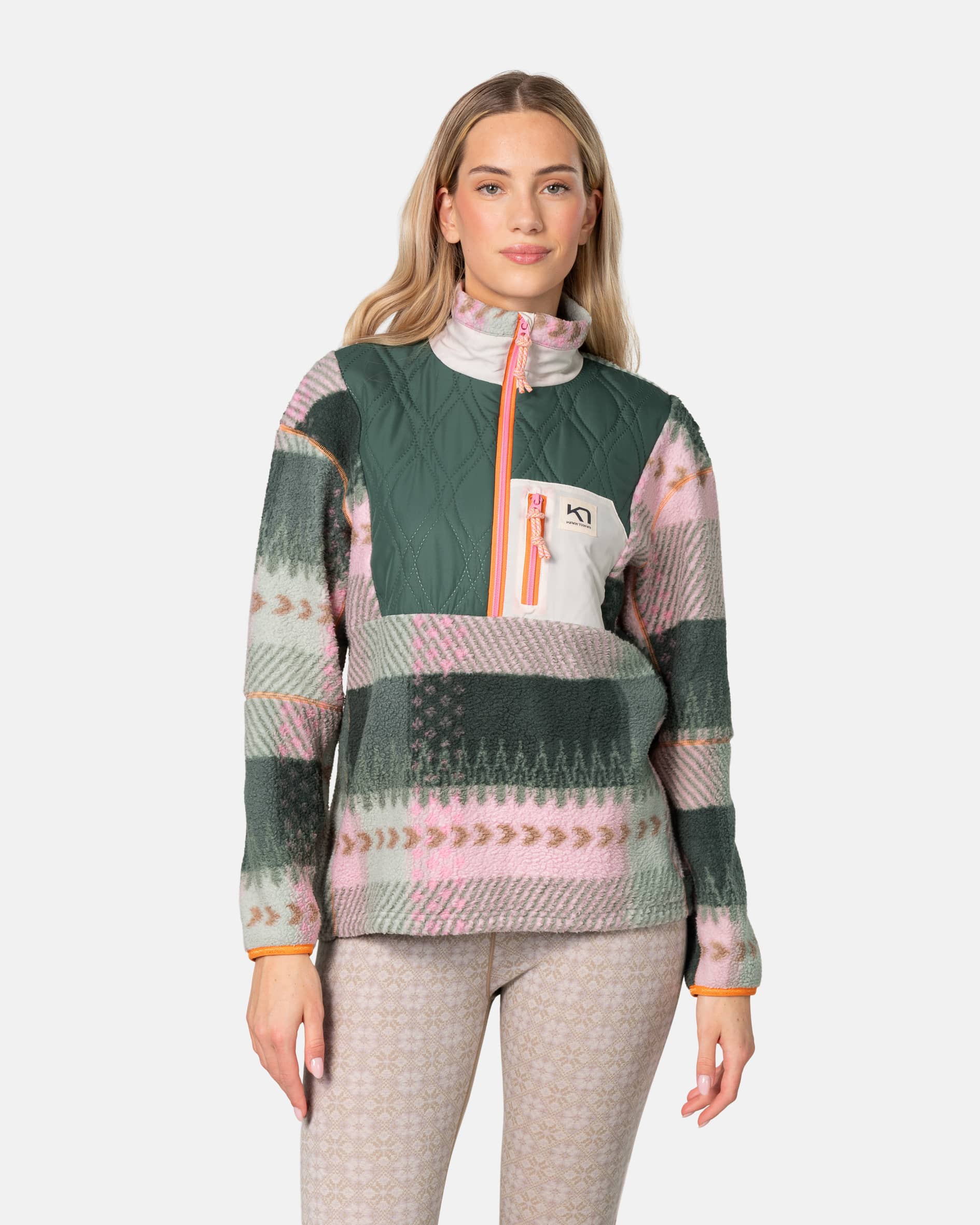 Rothe Half Zip - Thyme Green