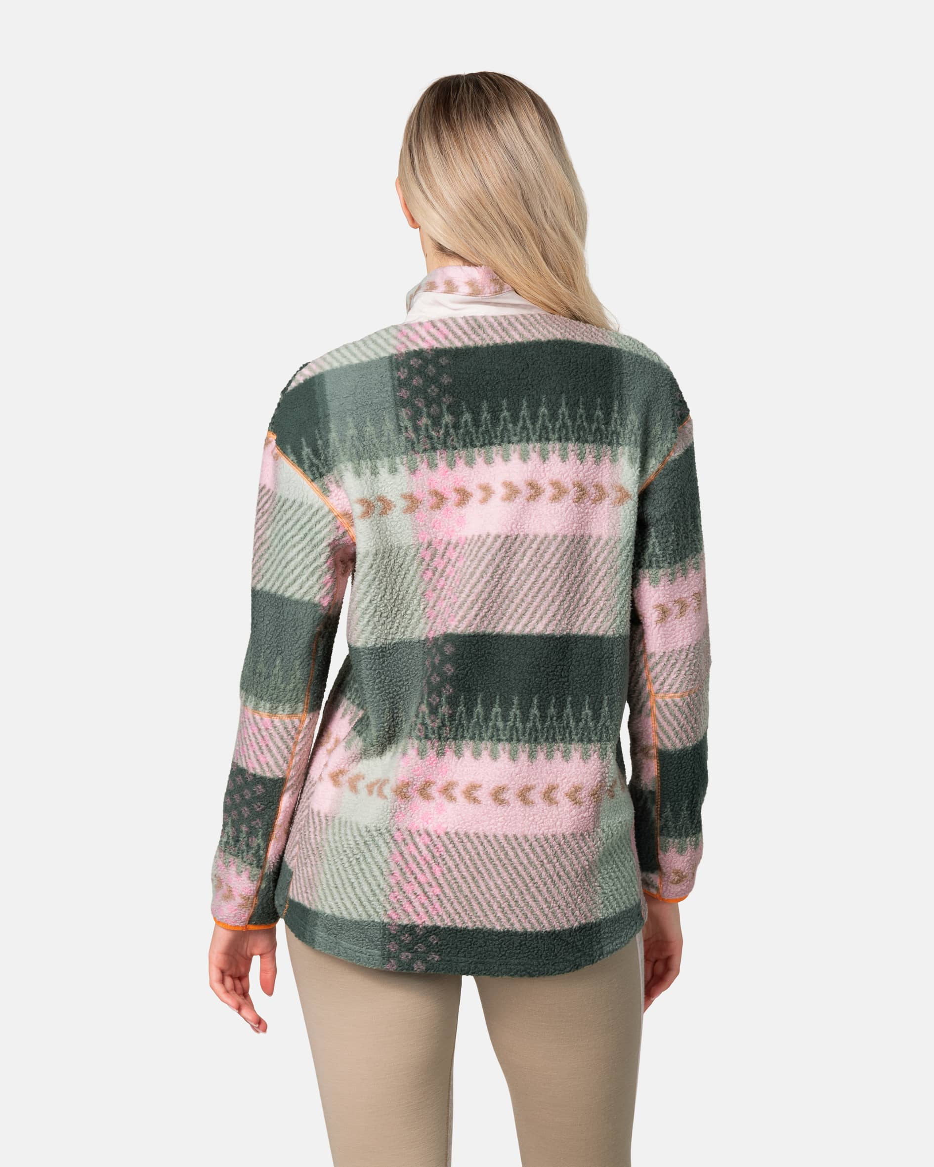 リラ Røthe Half Zip - Thyme Green