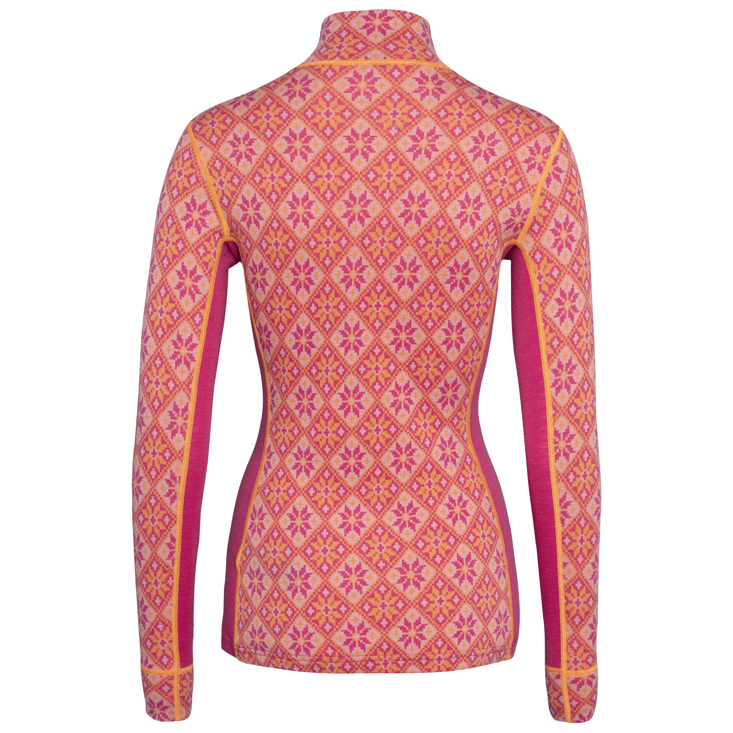 Rose Half-Zip Plus Size - Berry Pink