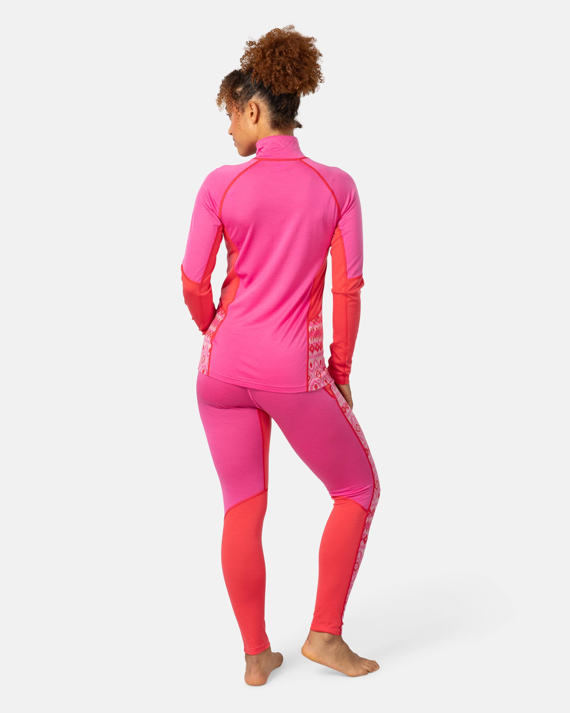 Malia Half Zip - Bright Pink