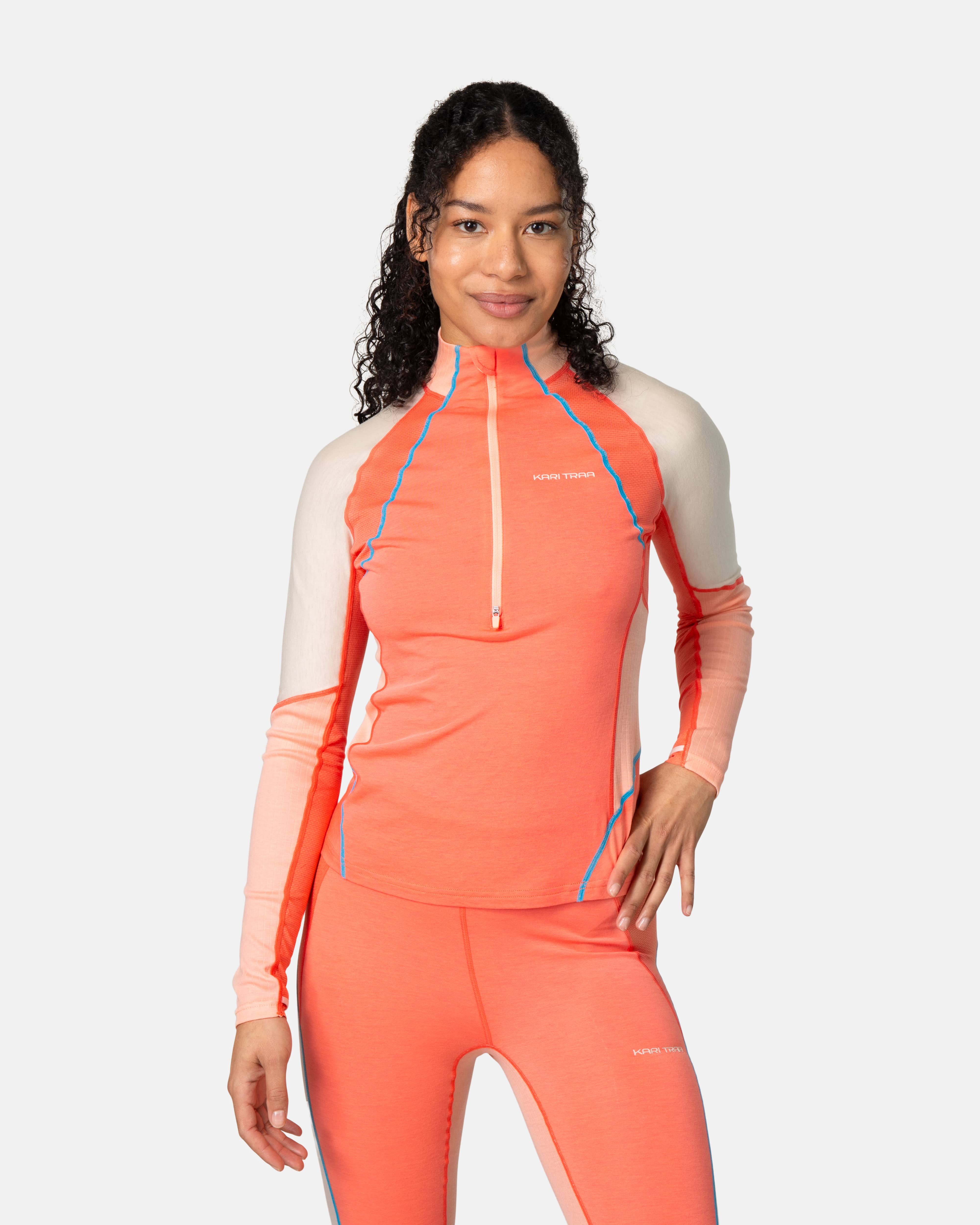 カトレア Alma Half Zip - CORAL