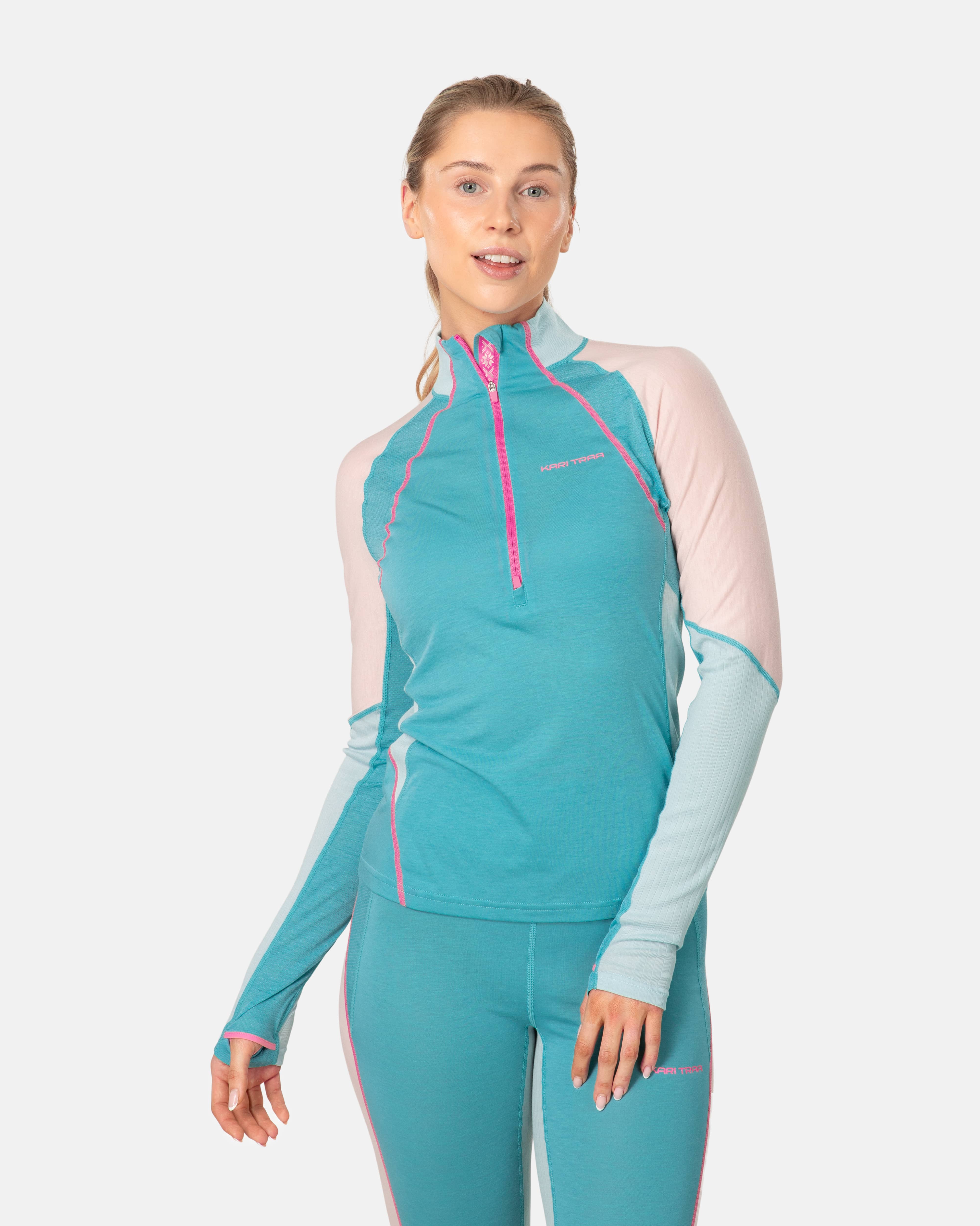 Alma Half Zip - BLUE LAGOON