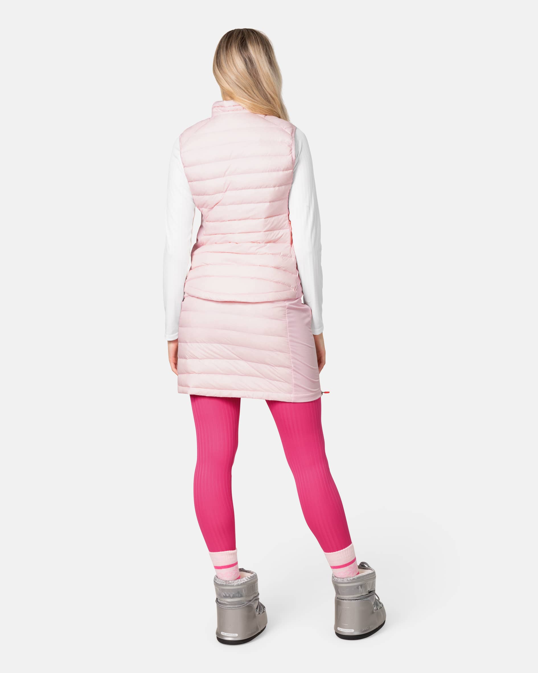 Emilie Down Vest - Gum Pink