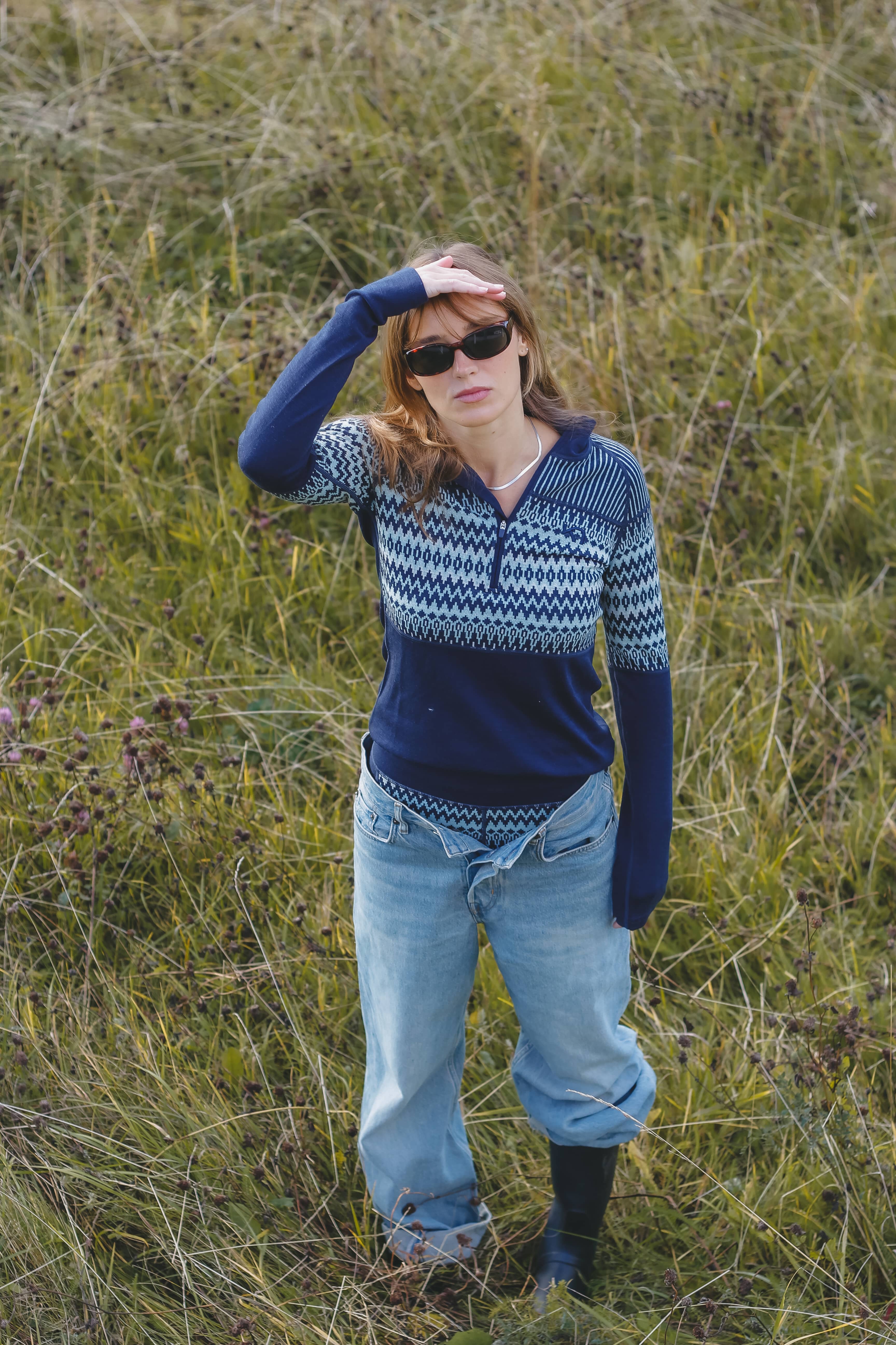 Silja 2.0 Half Zip - Dark Navy Blue