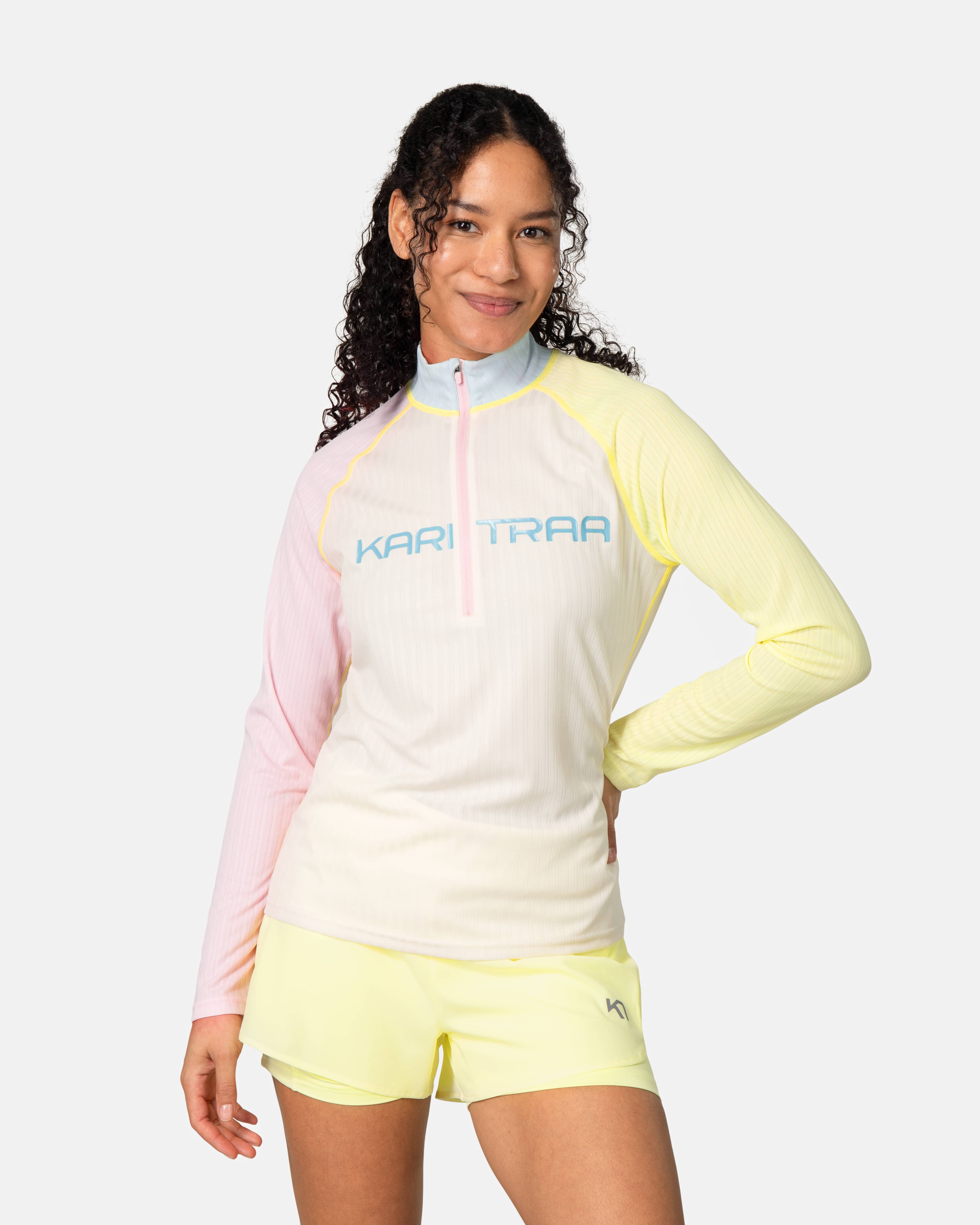 Ella Base Layer Half Zip - YELLOW