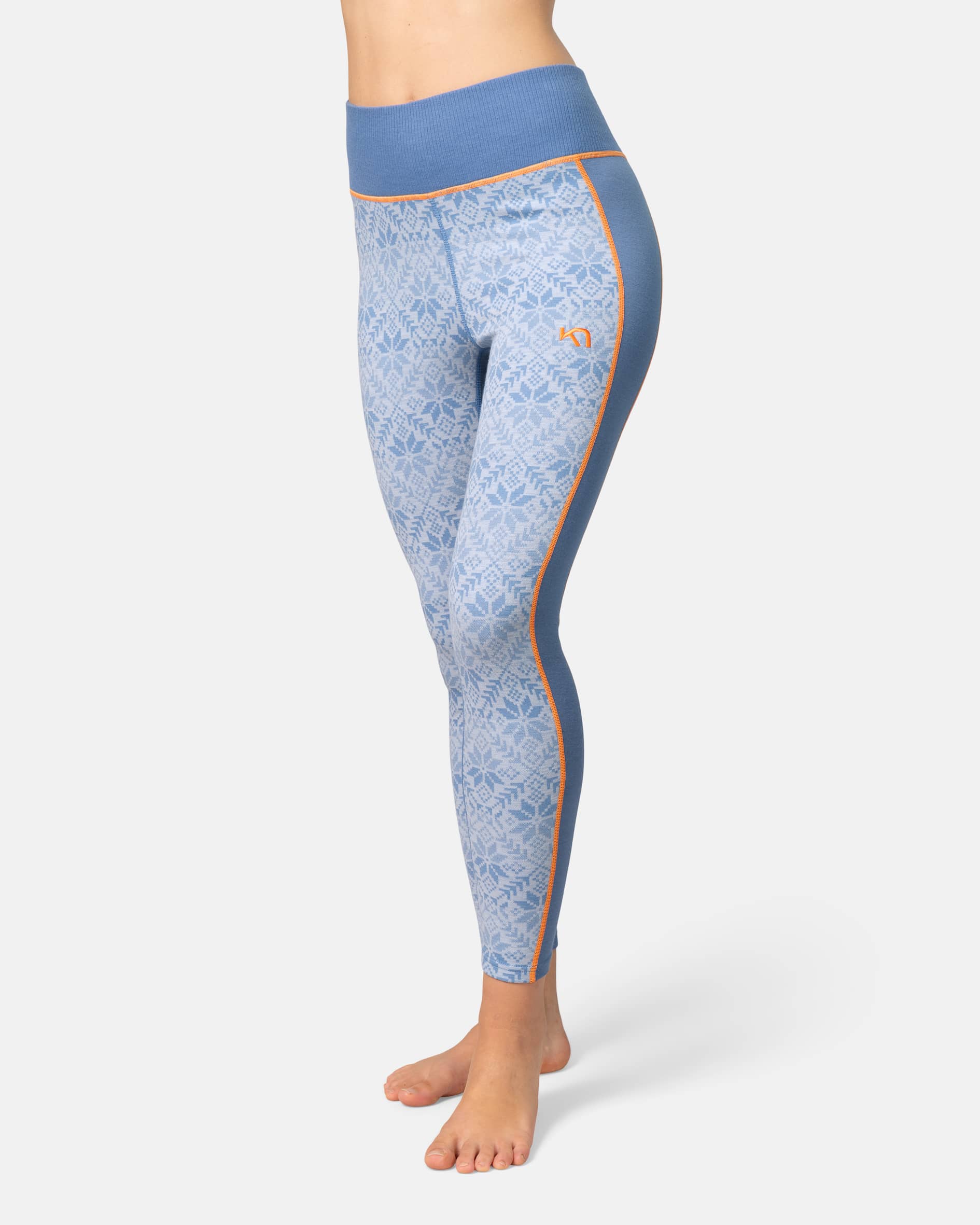 Anna High Waist Base Layer Pants - Sea