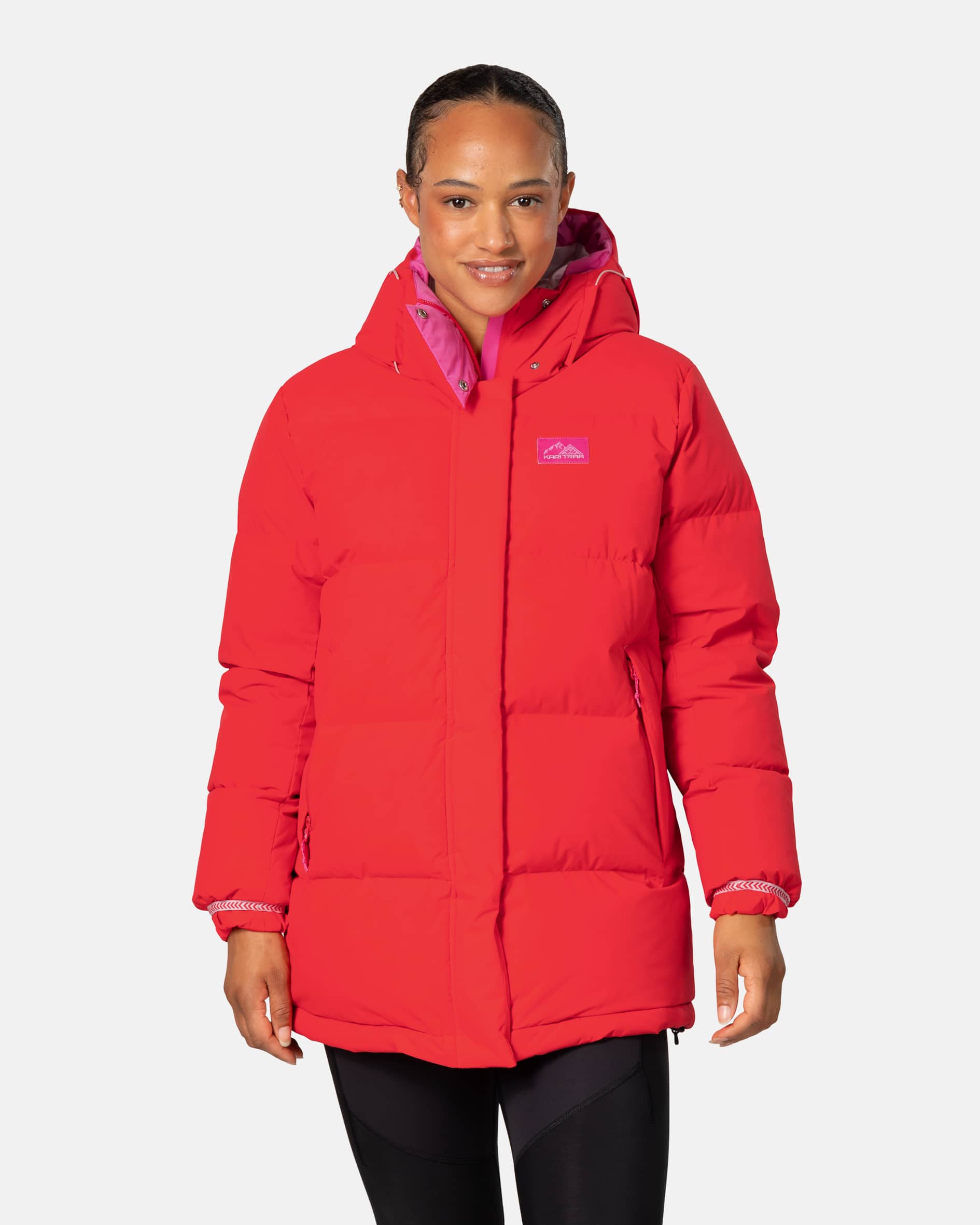 Evy Down Jacket - Heat Red
