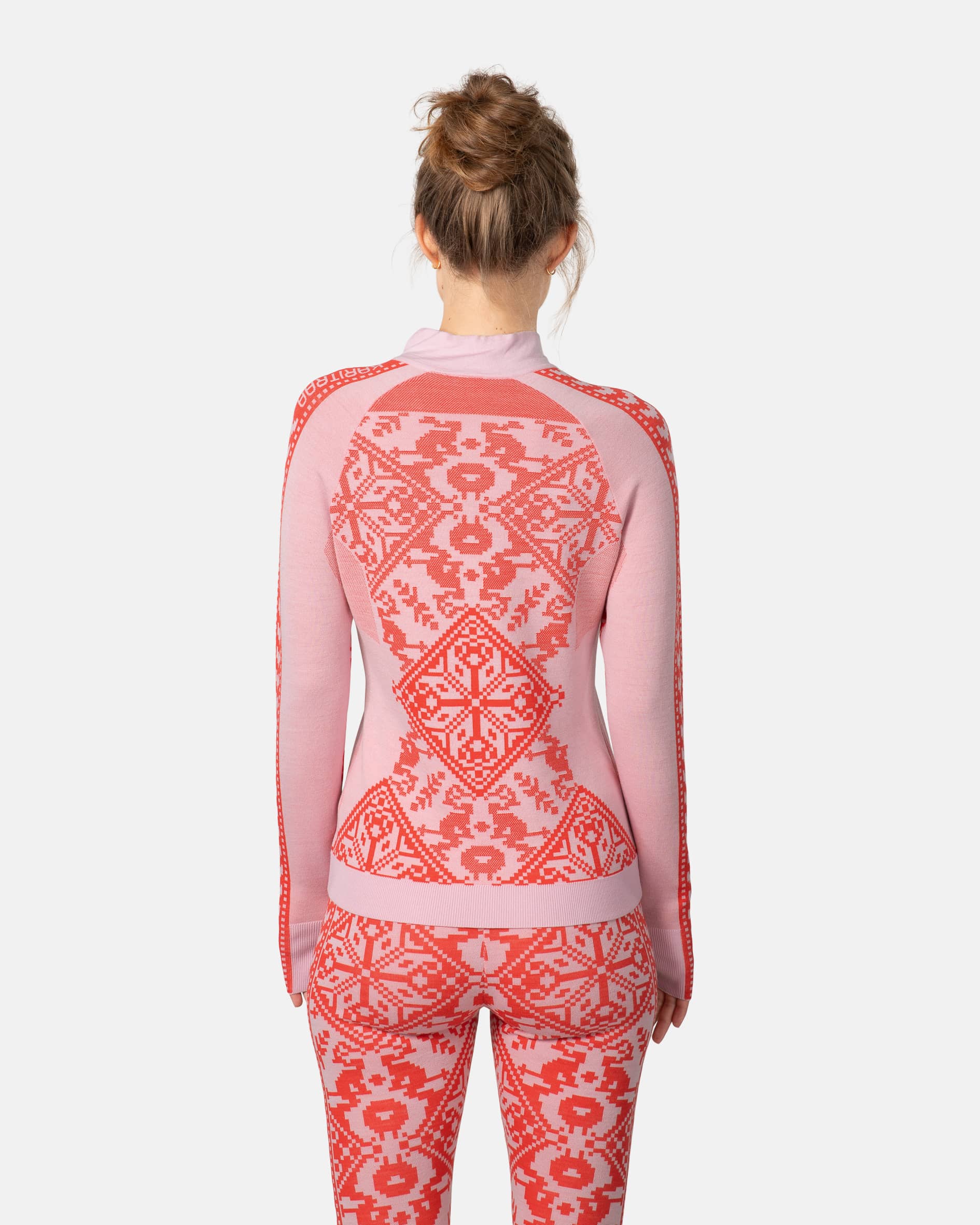 Saga Half Zip - Heat Red