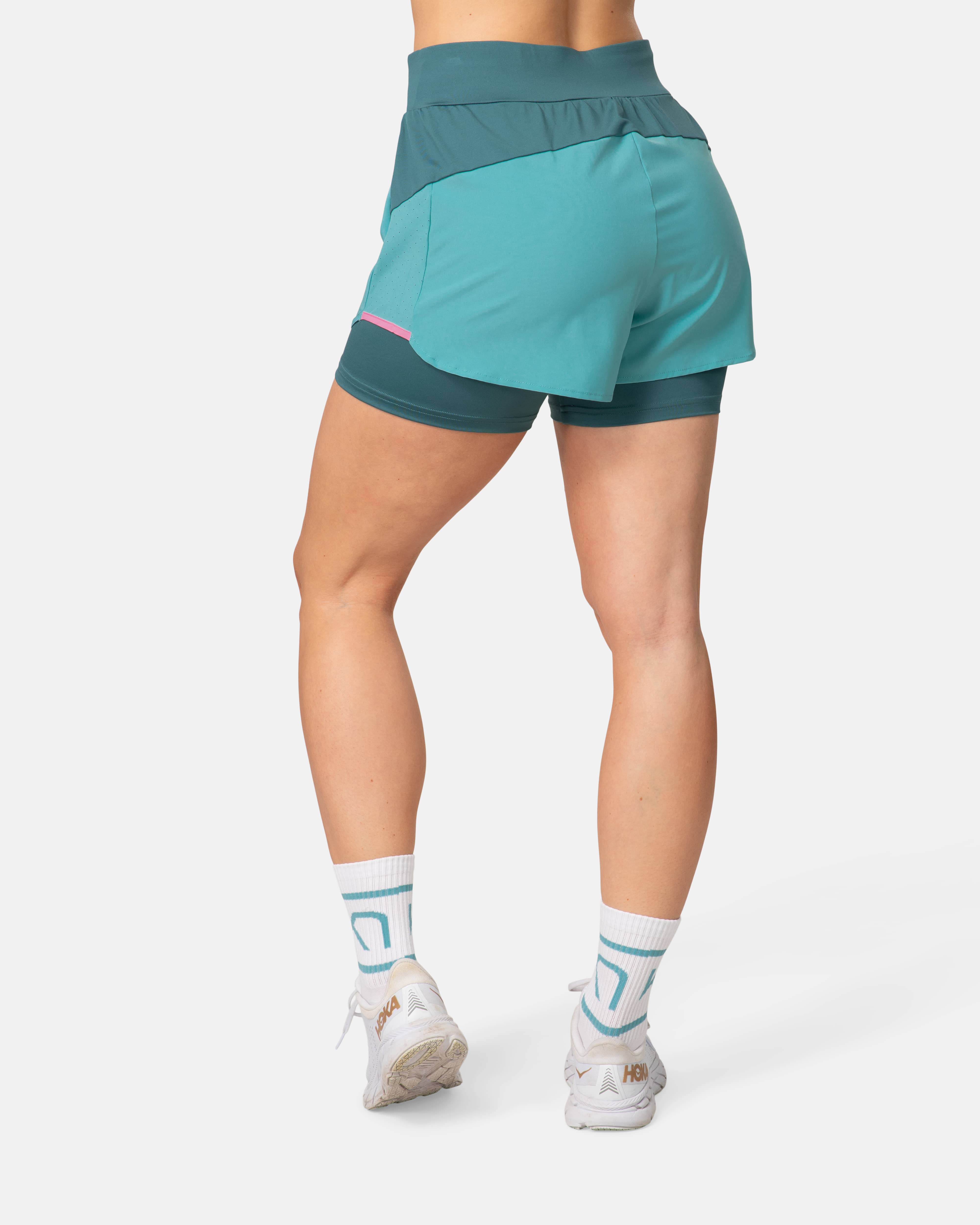 Mija Training Shorts - BLUE LAGOON